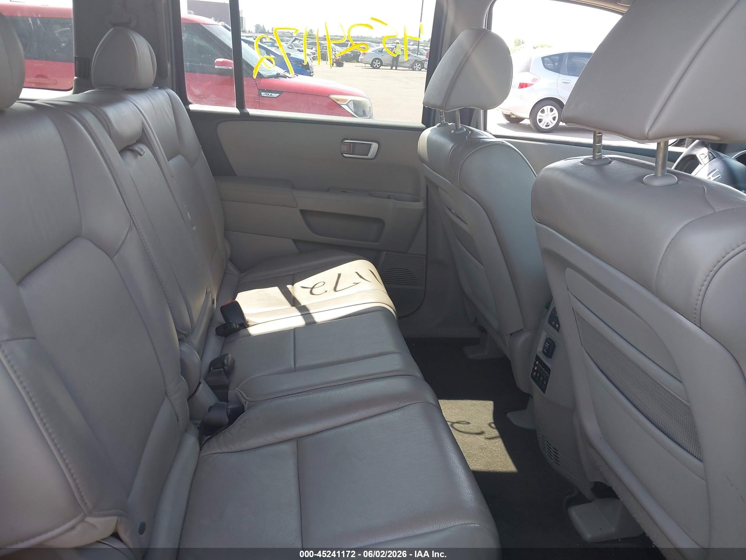 2011 Honda Pilot Ex-l Blue vin: 5FNYF4H69BB089556