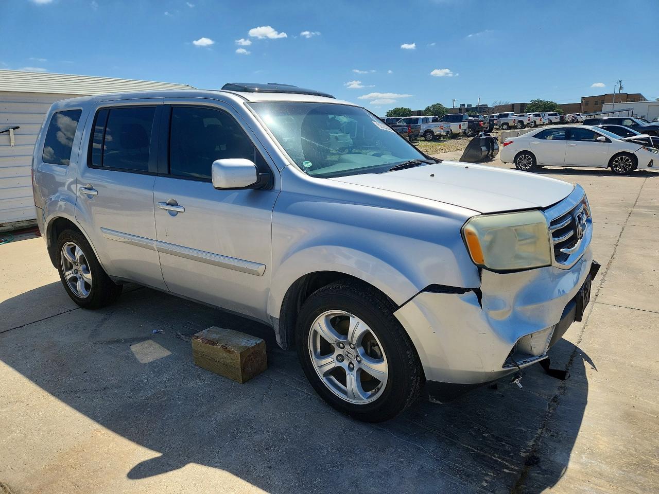 2012 Honda Pilot Exl Серебряный vin: 5FNYF4H69CB012137