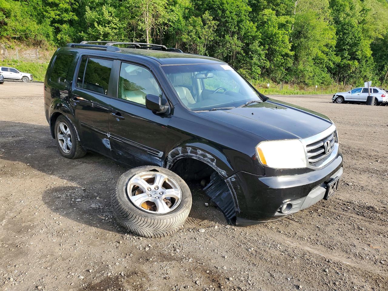 2012 Honda Pilot Exl Black vin: 5FNYF4H69CB023364