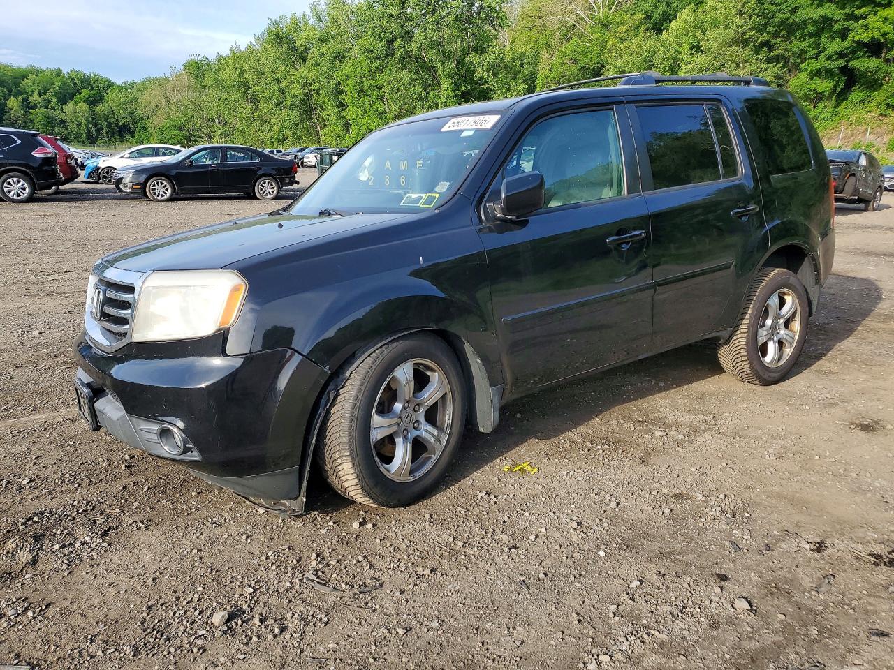 2012 Honda Pilot Exl Black vin: 5FNYF4H69CB023364
