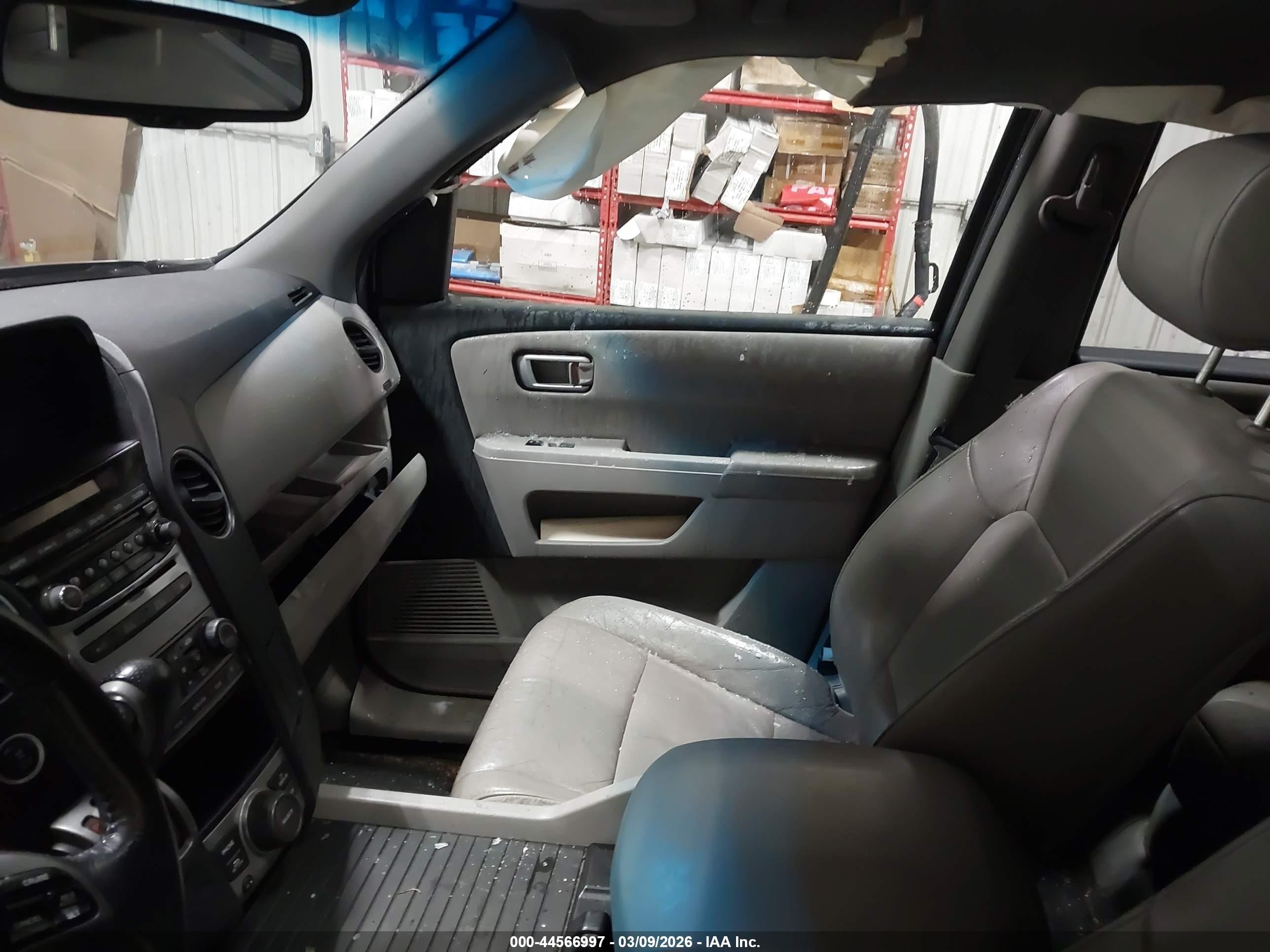 2012 Honda Pilot Ex-l Gray vin: 5FNYF4H69CB039578