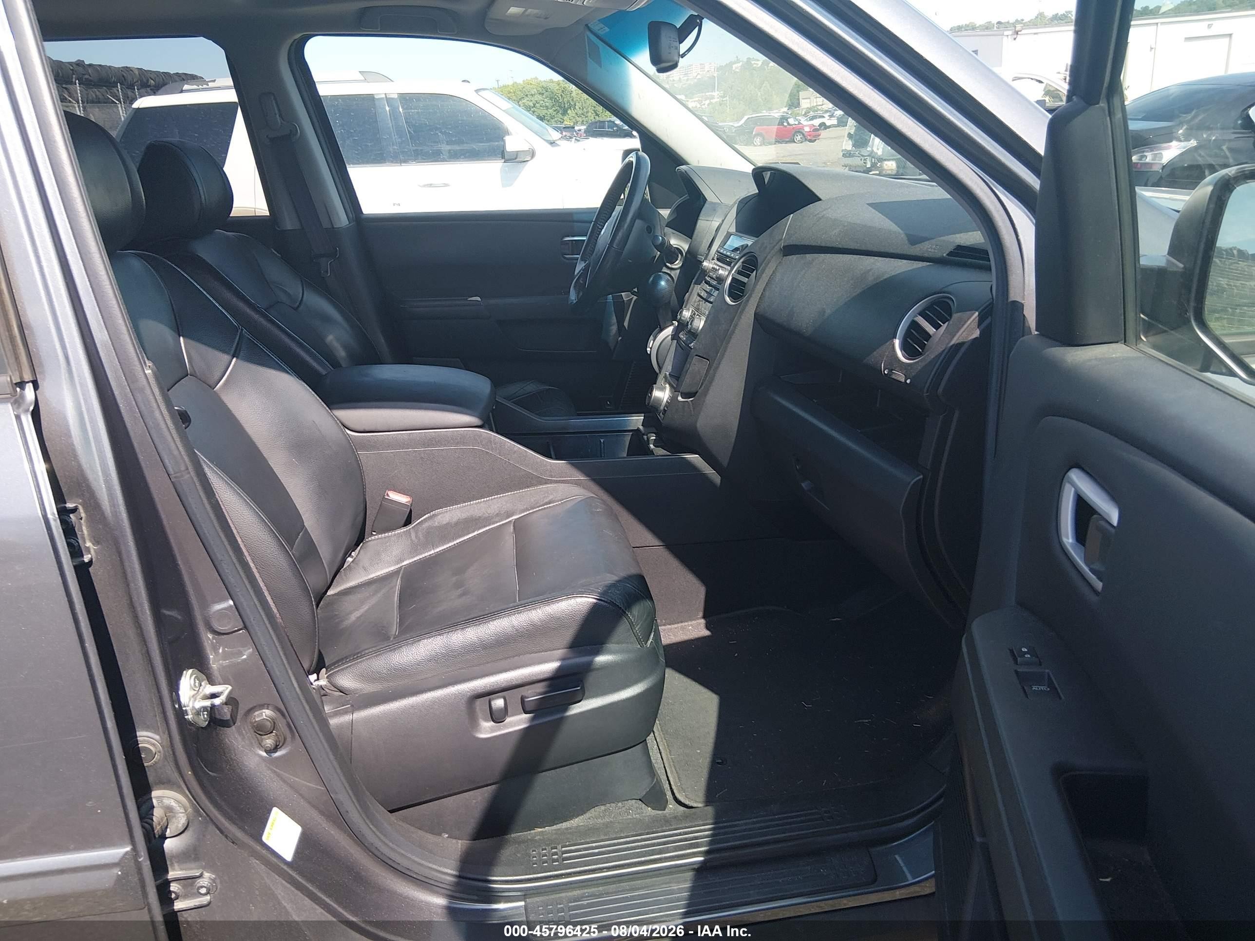 2012 Honda Pilot Ex-l Серый vin: 5FNYF4H69CB046627