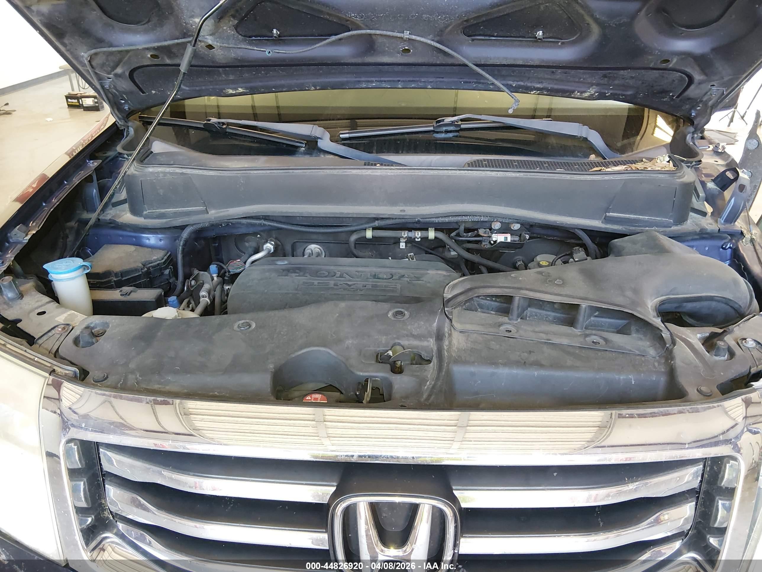 2013 Honda Pilot Ex-l Blue vin: 5FNYF4H69DB016853