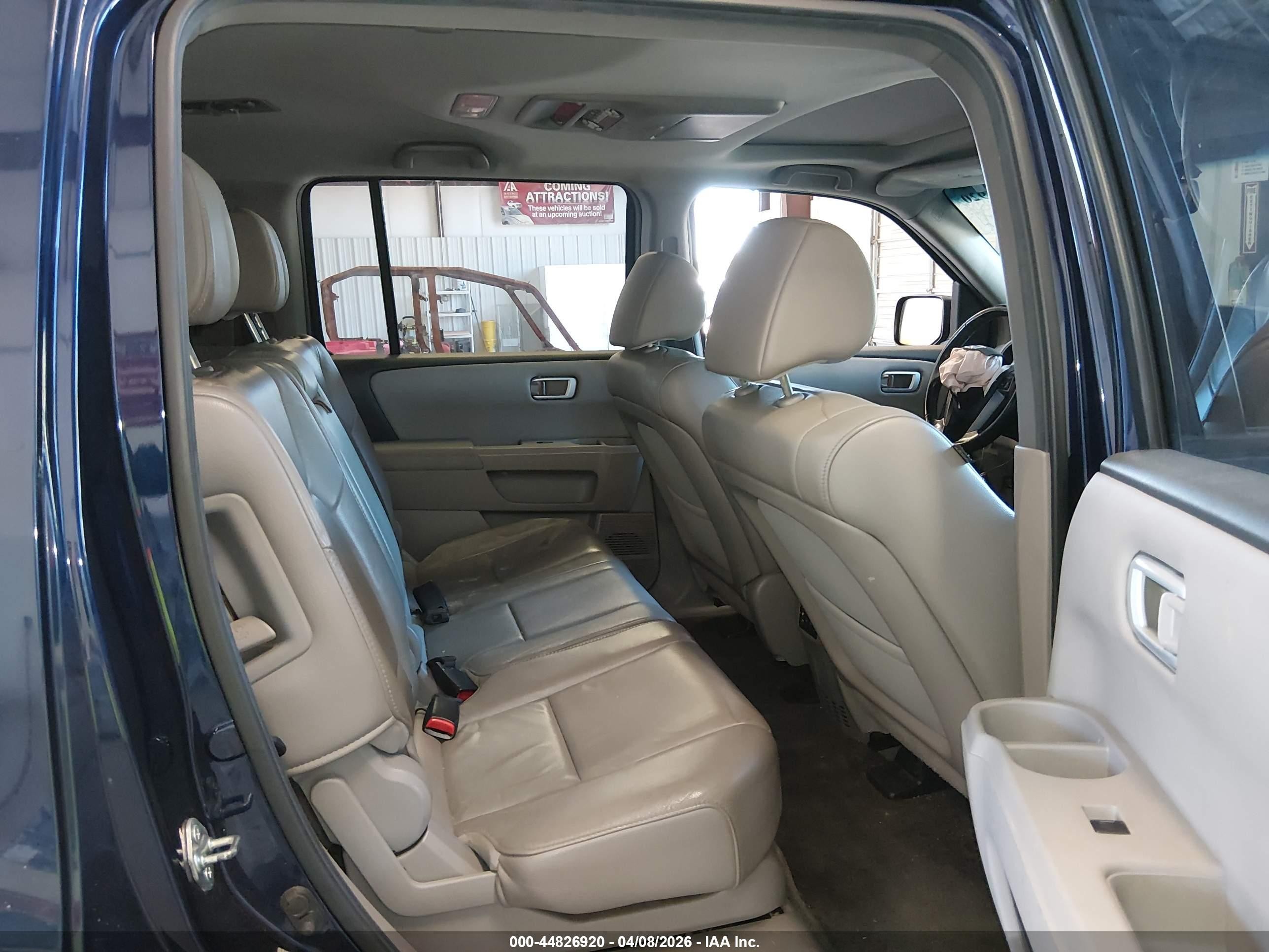 2013 Honda Pilot Ex-l Blue vin: 5FNYF4H69DB016853