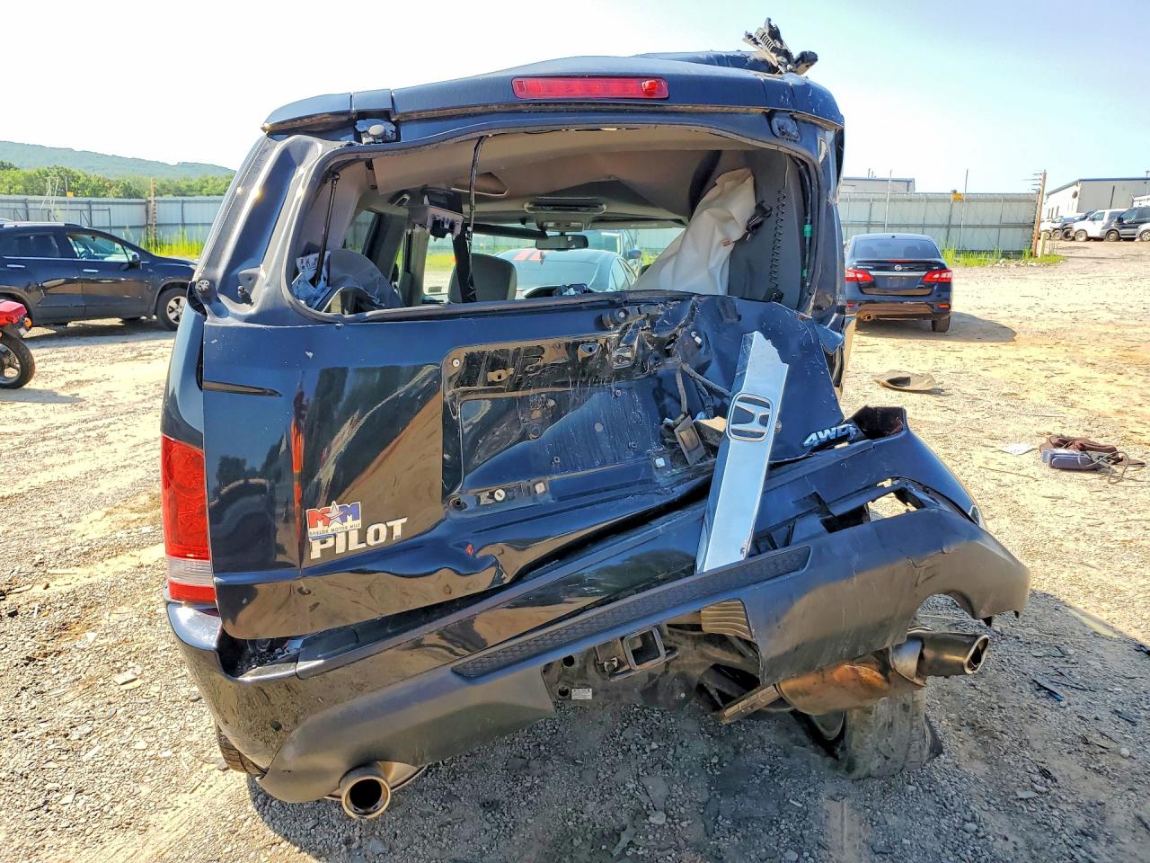 2013 Honda Pilot Exl Черный vin: 5FNYF4H69DB020451