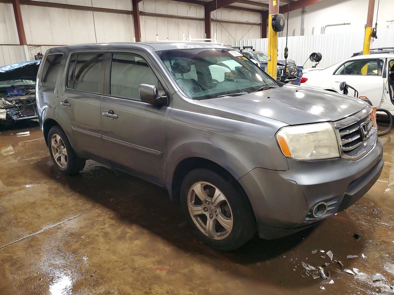 2013 Honda Pilot Exl Gray vin: 5FNYF4H69DB039971