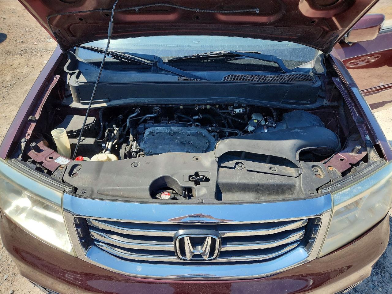 2013 Honda Pilot Exl Maroon vin: 5FNYF4H69DB055359
