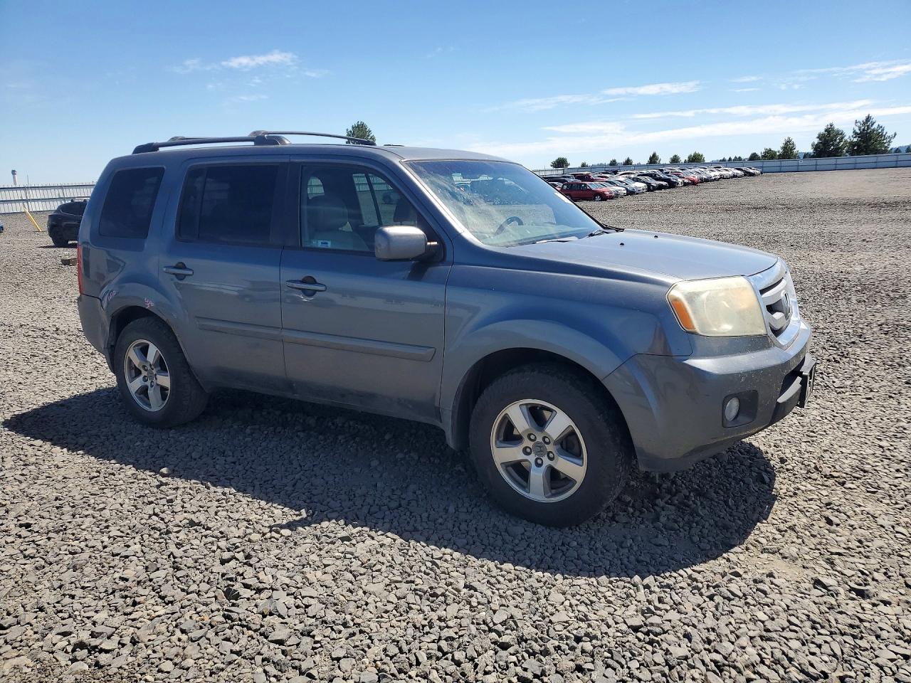 2010 Honda Pilot Exl Gray vin: 5FNYF4H6XAB011981