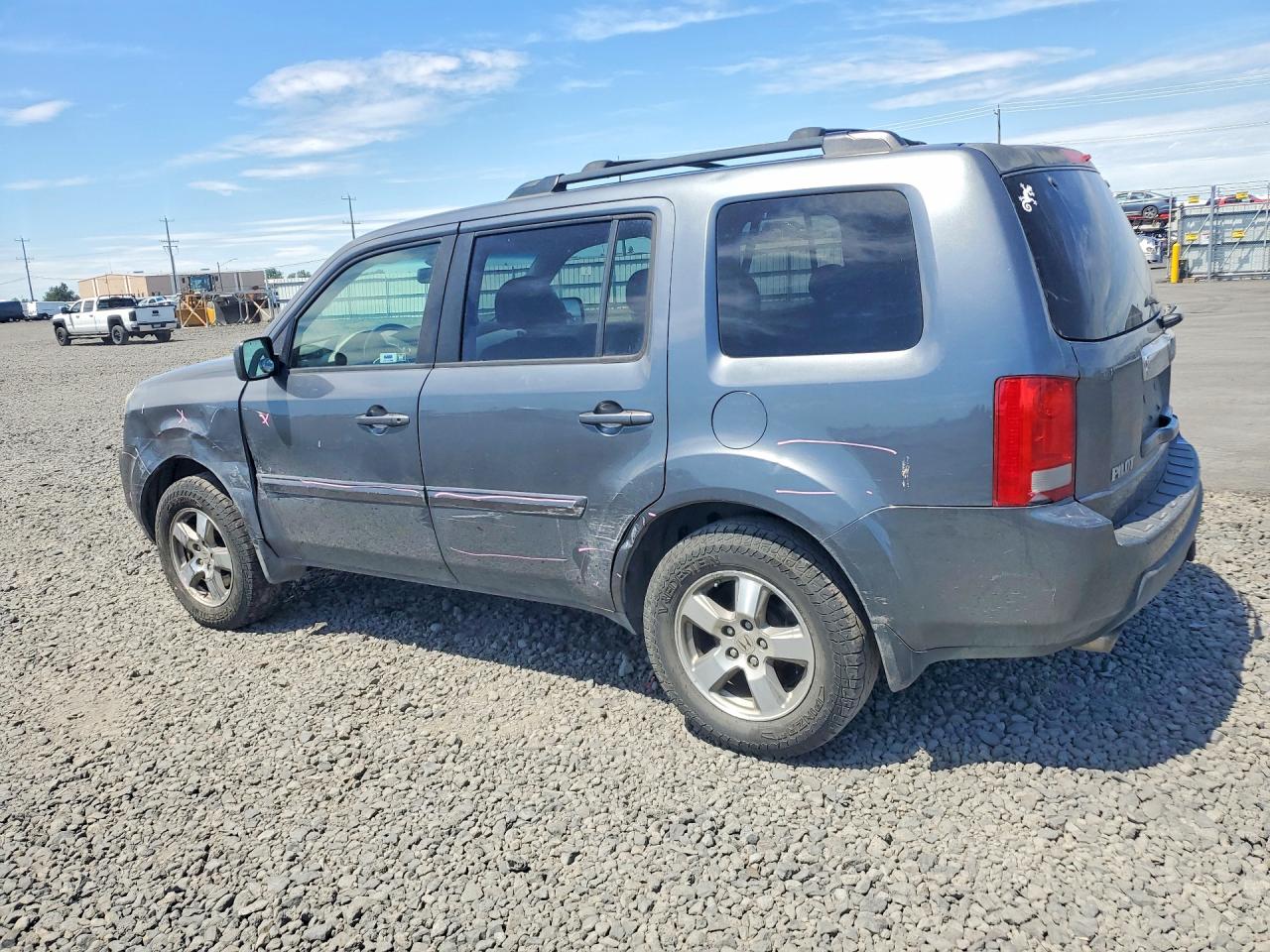 2010 Honda Pilot Exl Gray vin: 5FNYF4H6XAB011981
