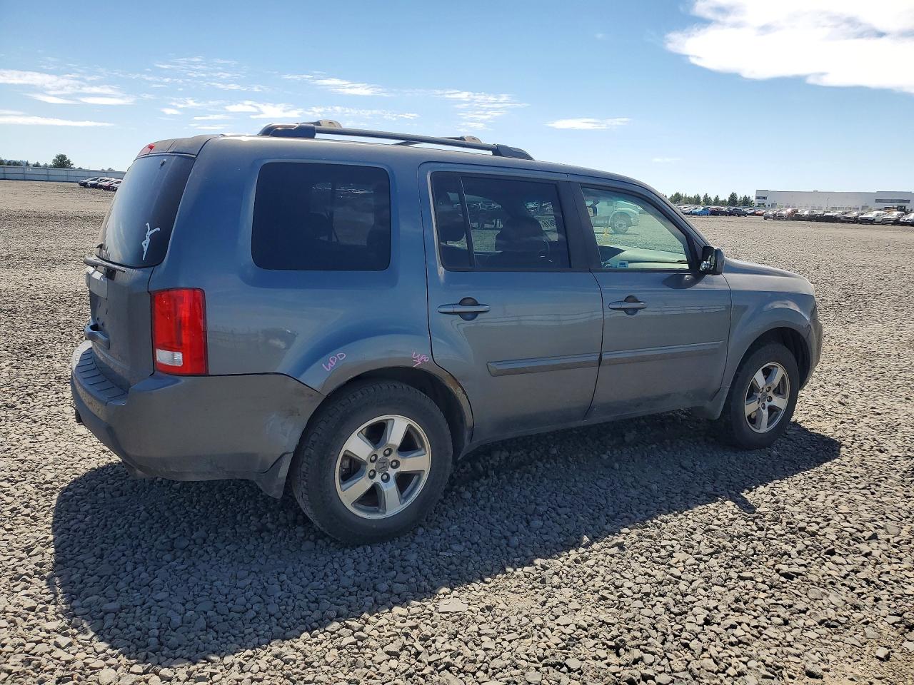 2010 Honda Pilot Exl Gray vin: 5FNYF4H6XAB011981