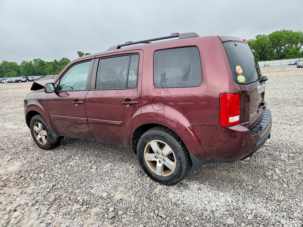 2011 Honda Pilot Exl Maroon vin: 5FNYF4H6XBB024912