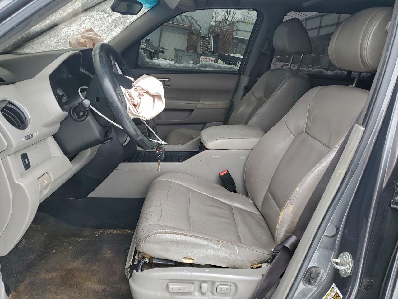 2012 Honda Pilot Exl Gray vin: 5FNYF4H6XCB075179