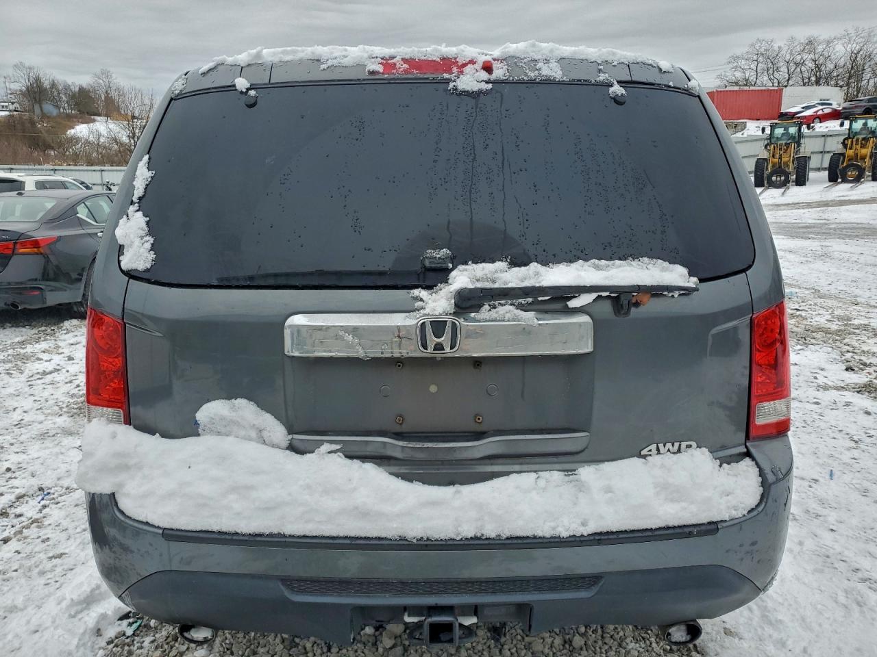 2012 Honda Pilot Exl Gray vin: 5FNYF4H6XCB075179