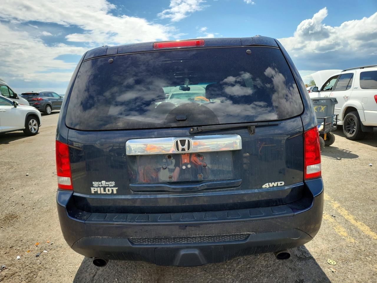 2012 Honda Pilot Exl Синий vin: 5FNYF4H6XCB079121