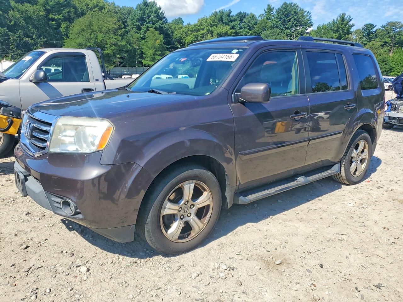 2013 Honda Pilot Exl Brown vin: 5FNYF4H6XDB061820