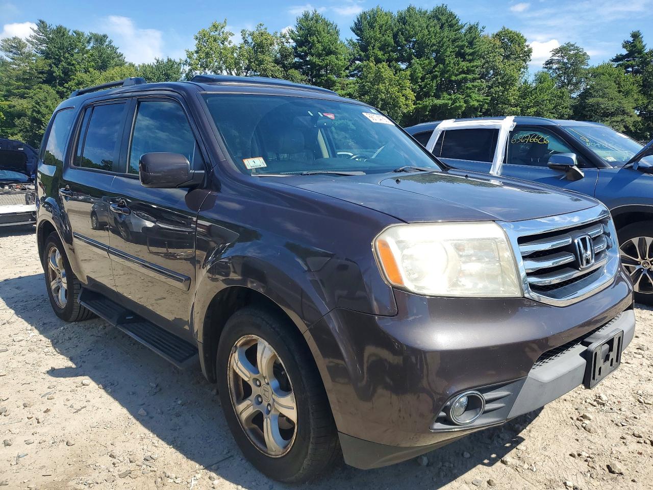 2013 Honda Pilot Exl Brown vin: 5FNYF4H6XDB061820
