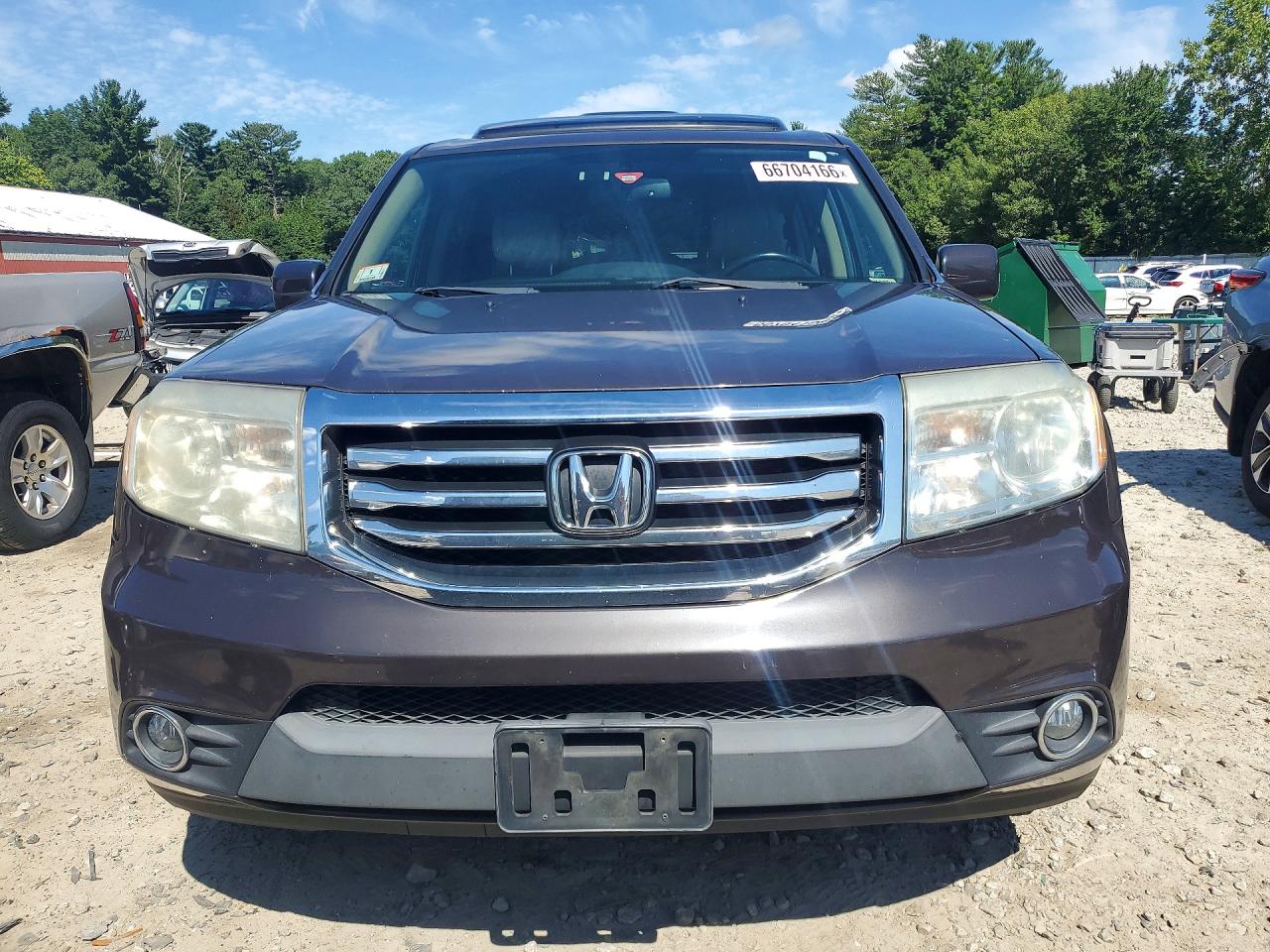 2013 Honda Pilot Exl Brown vin: 5FNYF4H6XDB061820