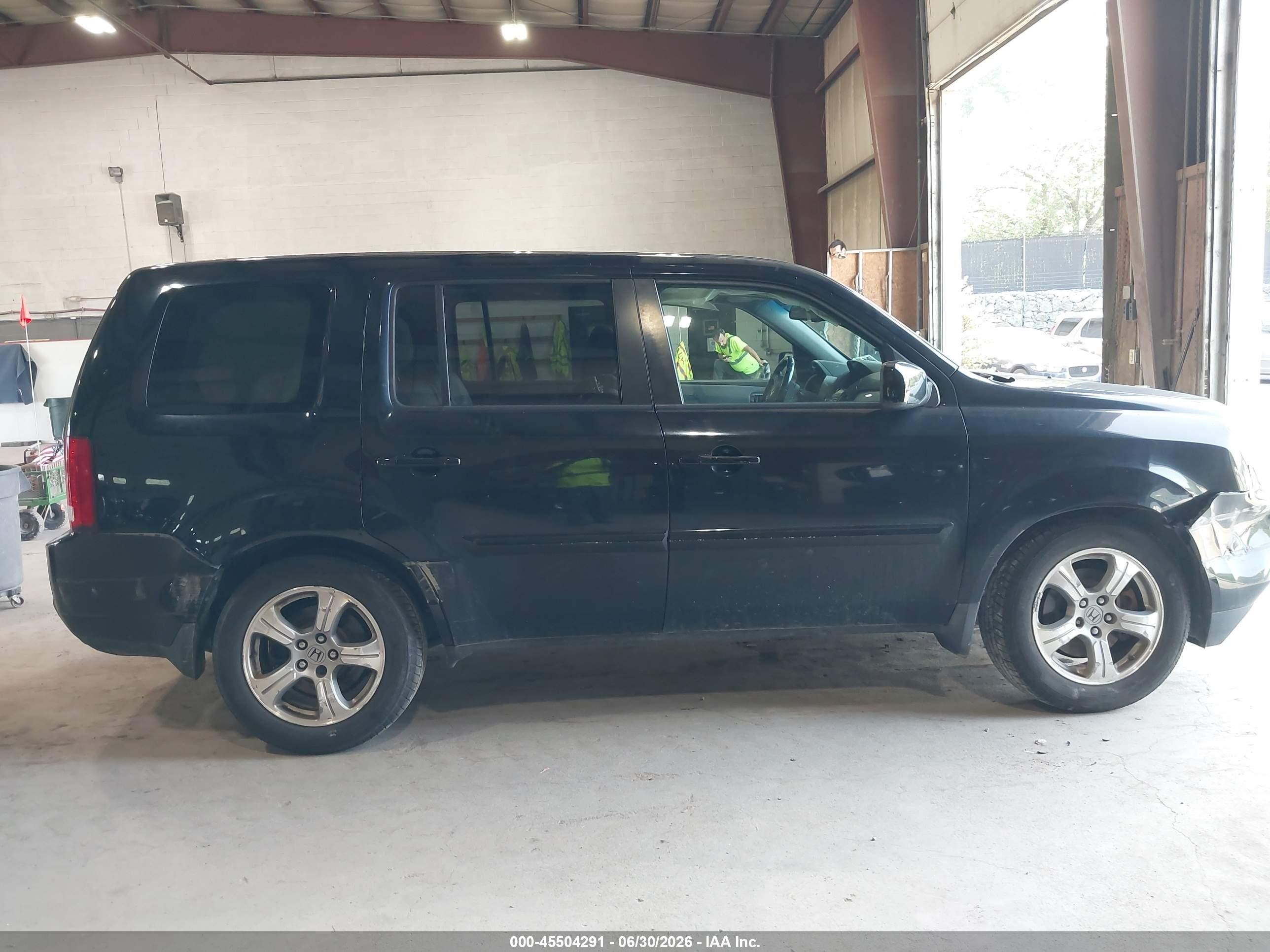2013 Honda Pilot Ex-l Черный vin: 5FNYF4H6XDB063874