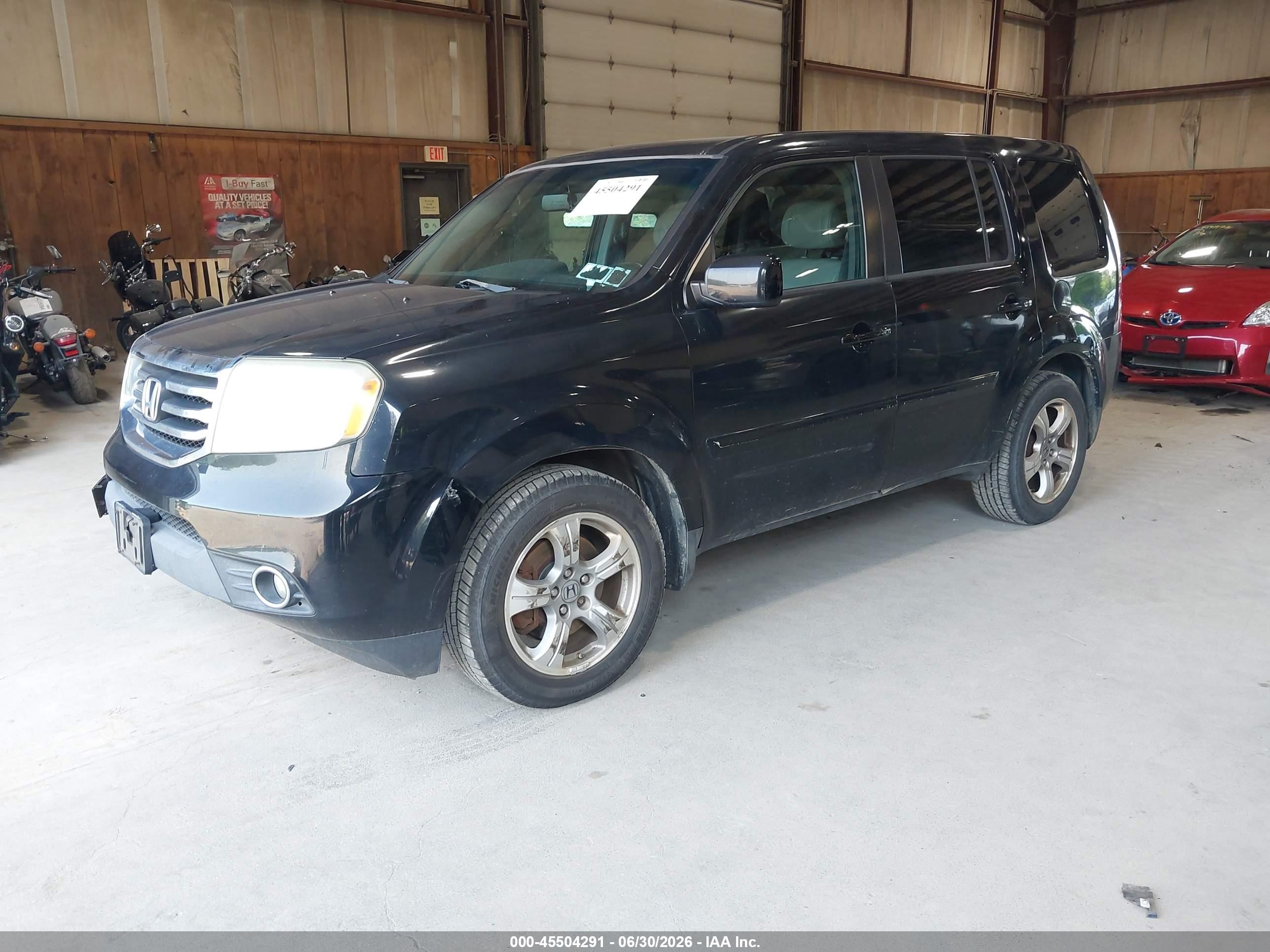 2013 Honda Pilot Ex-l Черный vin: 5FNYF4H6XDB063874