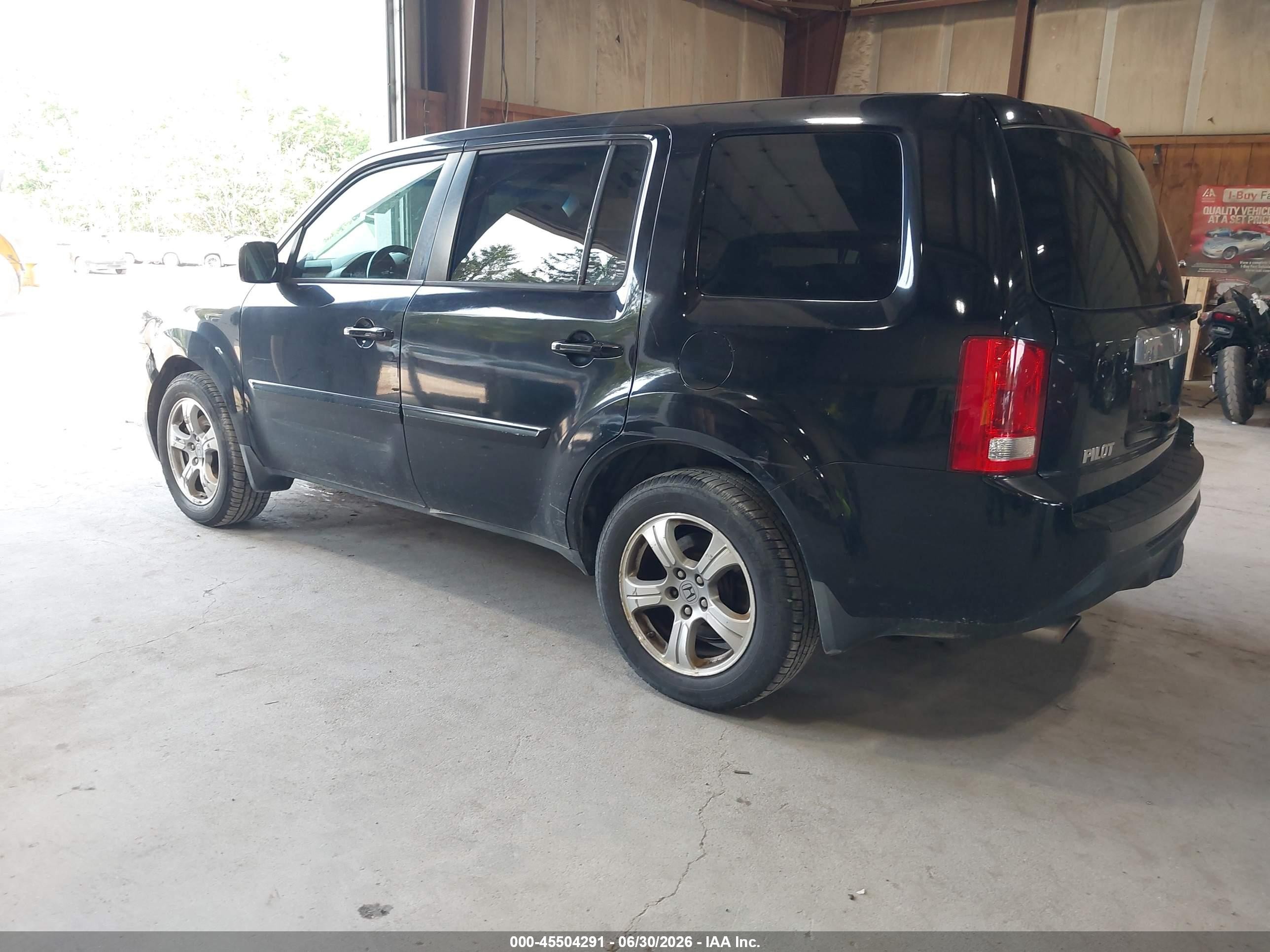 2013 Honda Pilot Ex-l Черный vin: 5FNYF4H6XDB063874