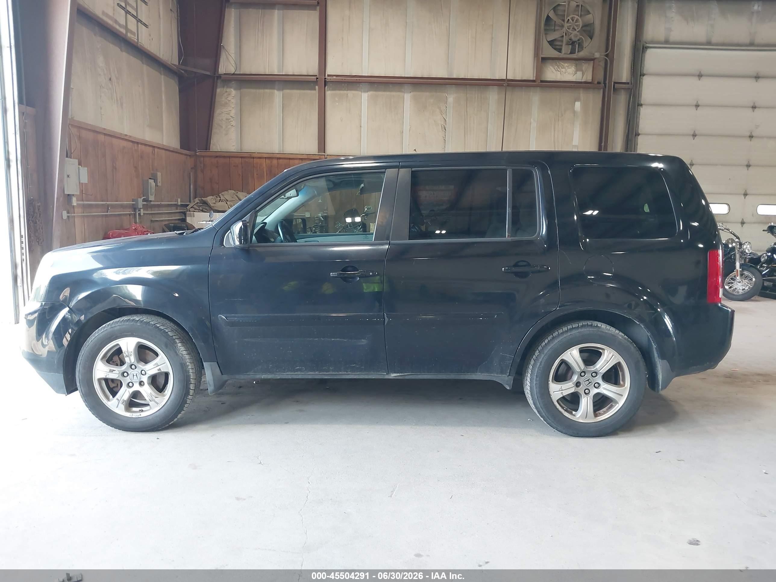 2013 Honda Pilot Ex-l Черный vin: 5FNYF4H6XDB063874
