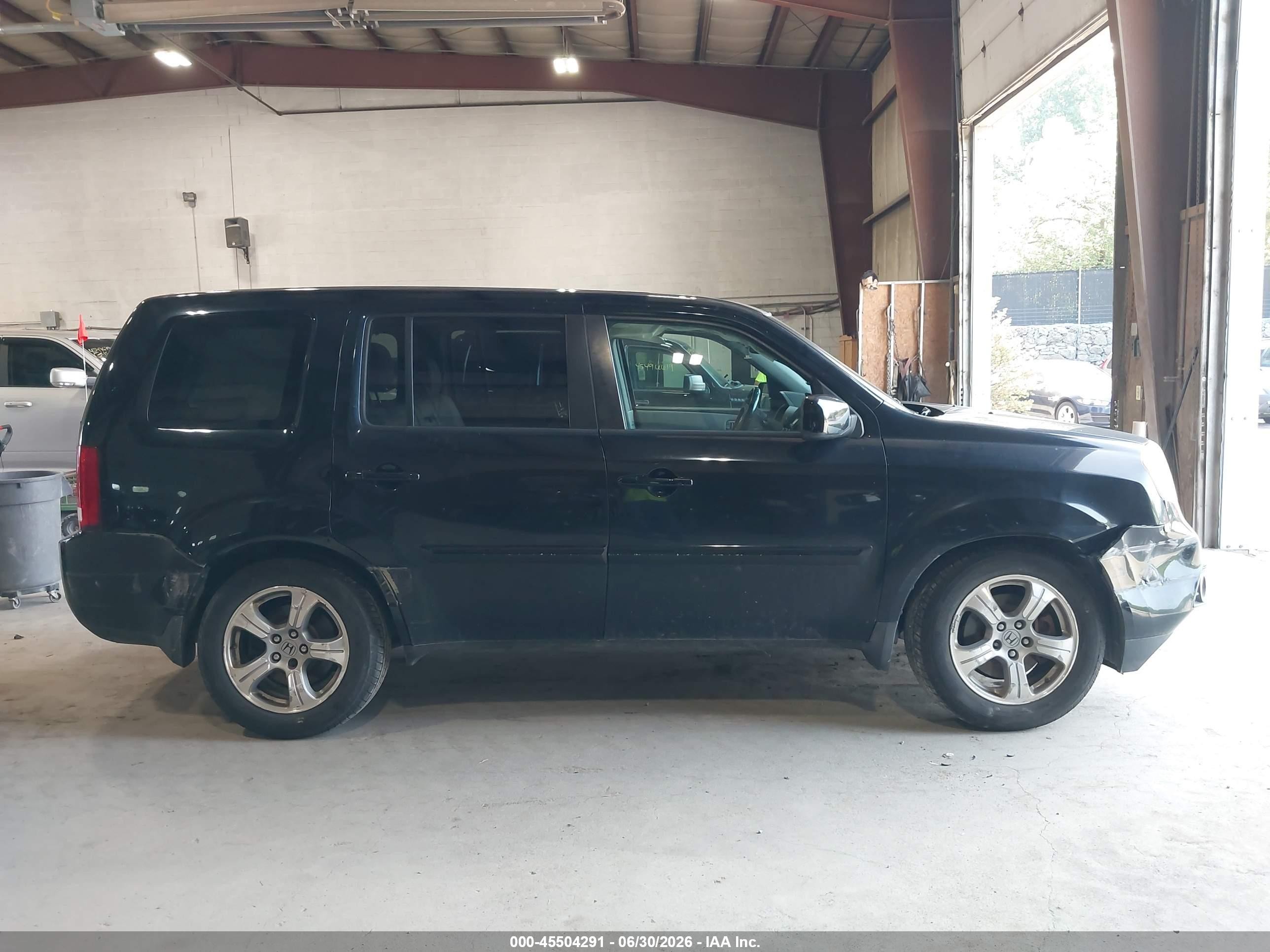 2013 Honda Pilot Ex-l Черный vin: 5FNYF4H6XDB063874