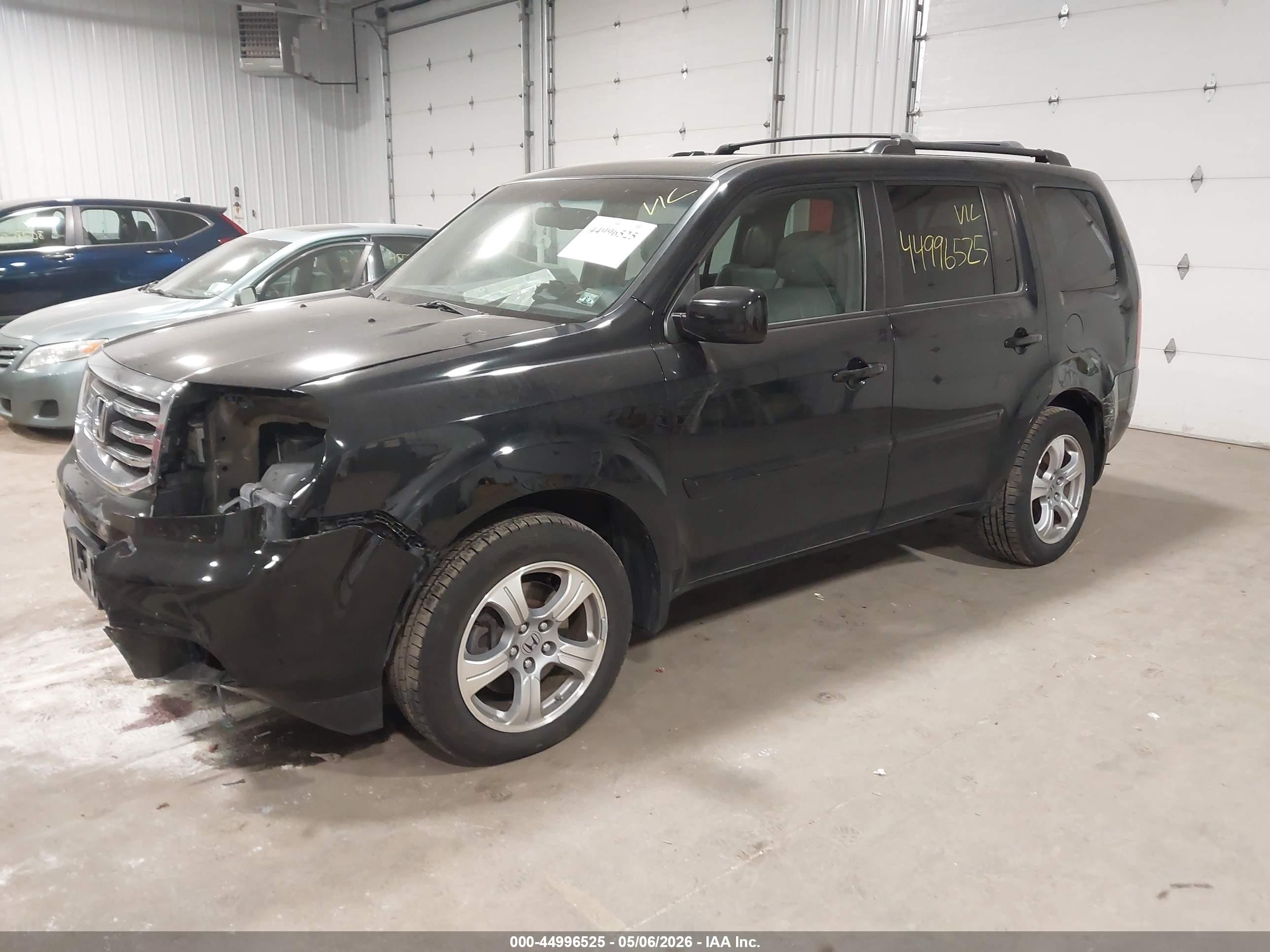 2014 Honda Pilot Ex-l Black vin: 5FNYF4H6XEB023361