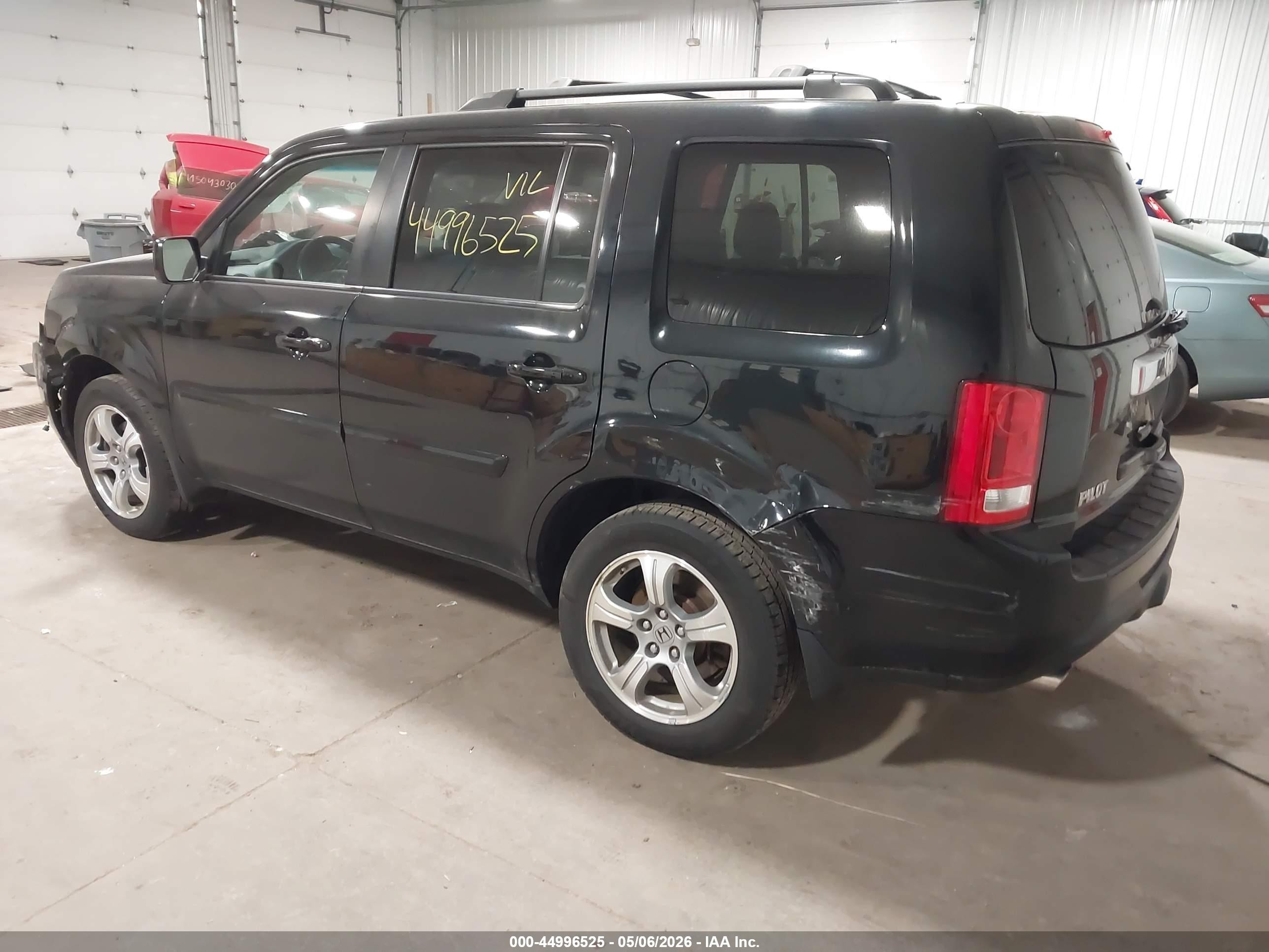2014 Honda Pilot Ex-l Black vin: 5FNYF4H6XEB023361