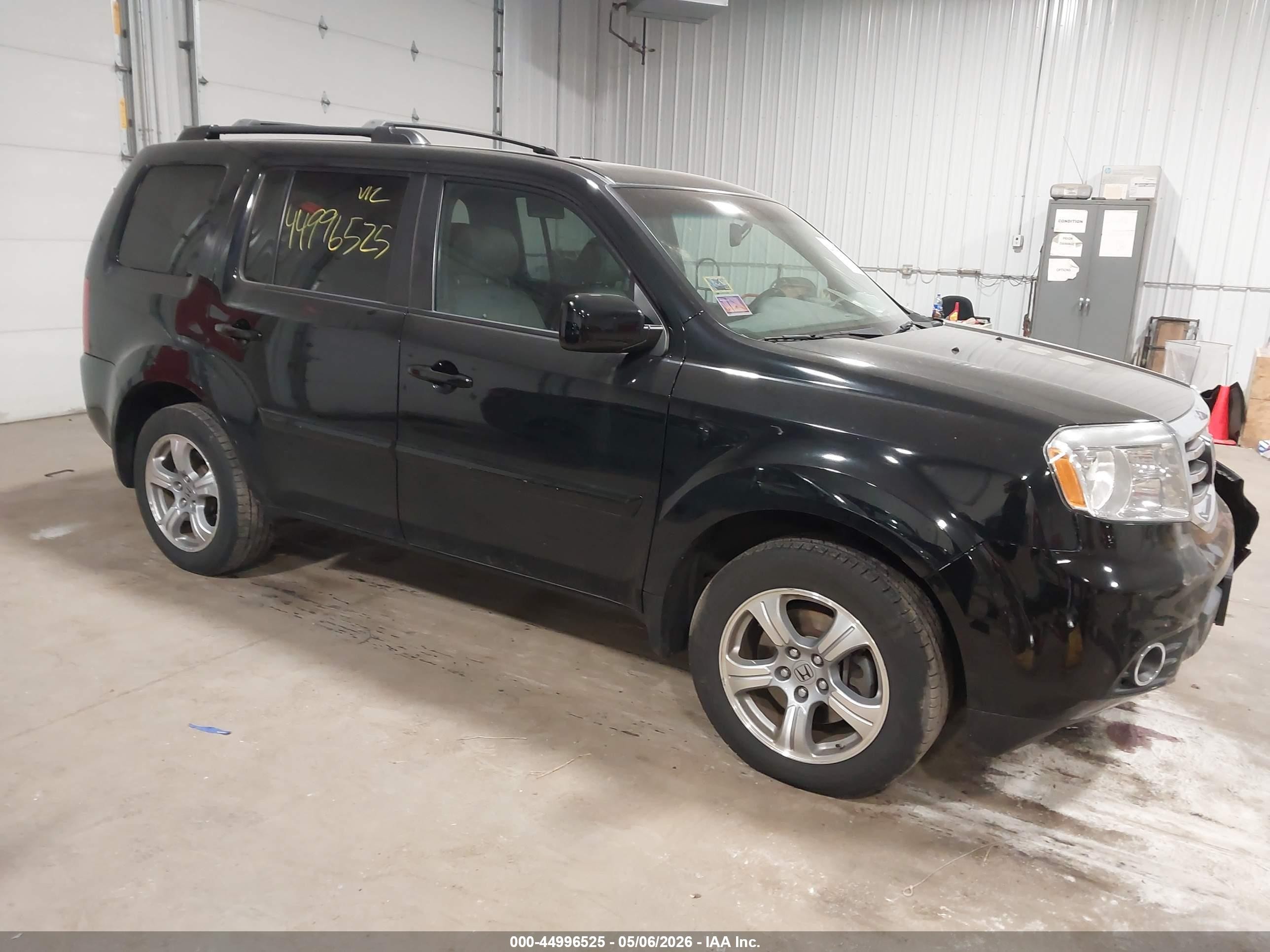 2014 Honda Pilot Ex-l Black vin: 5FNYF4H6XEB023361