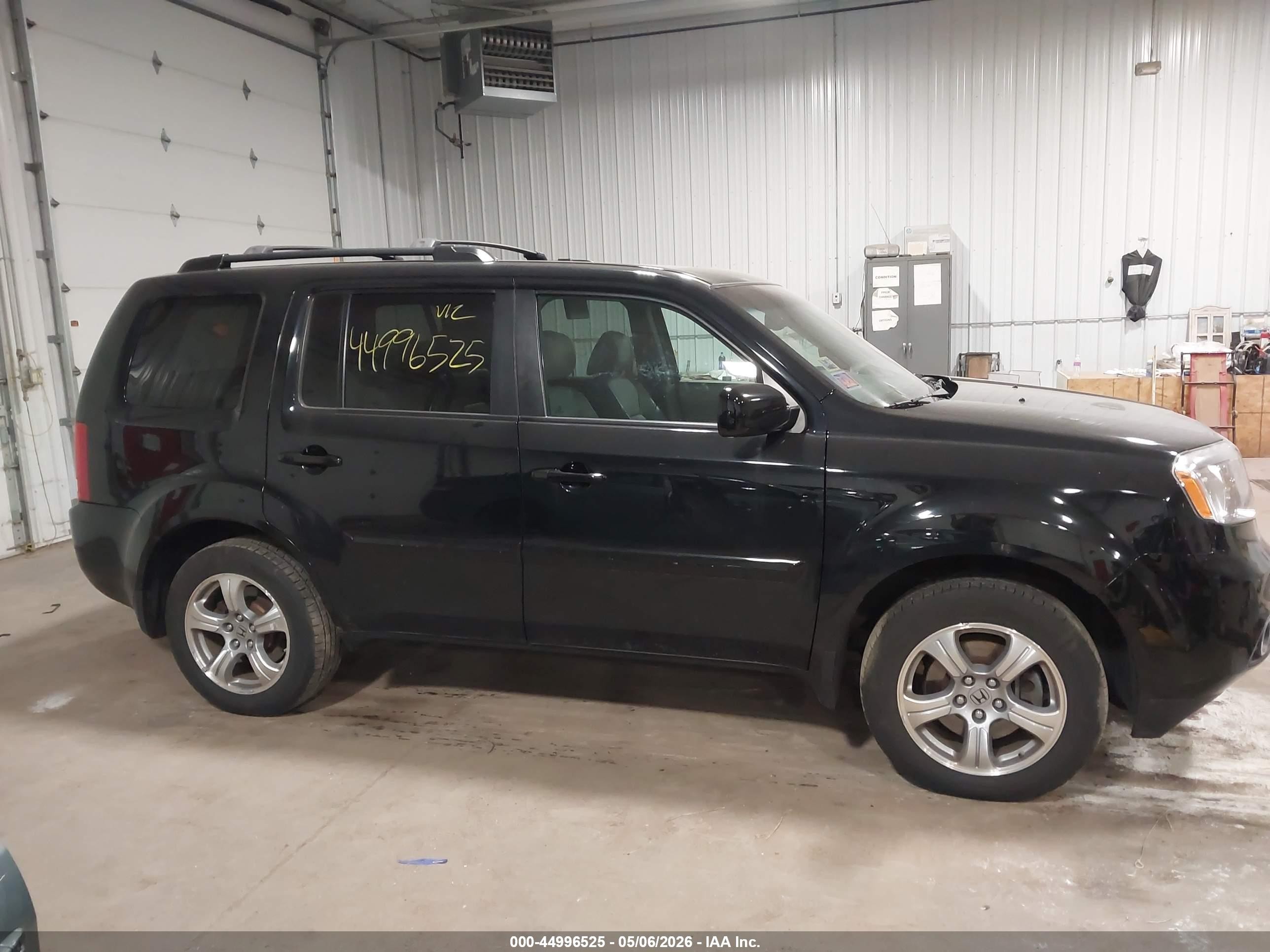 2014 Honda Pilot Ex-l Black vin: 5FNYF4H6XEB023361