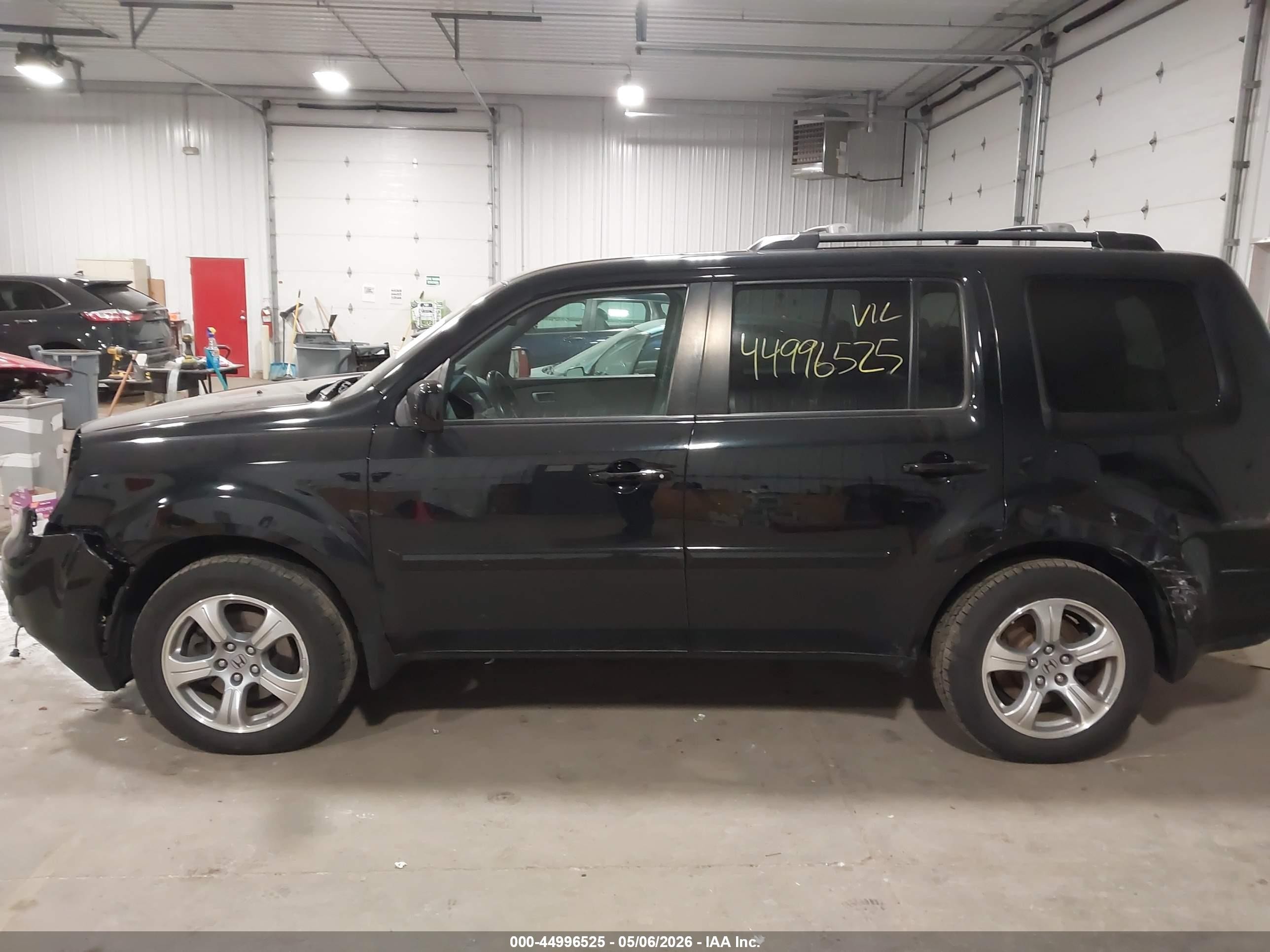 2014 Honda Pilot Ex-l Black vin: 5FNYF4H6XEB023361