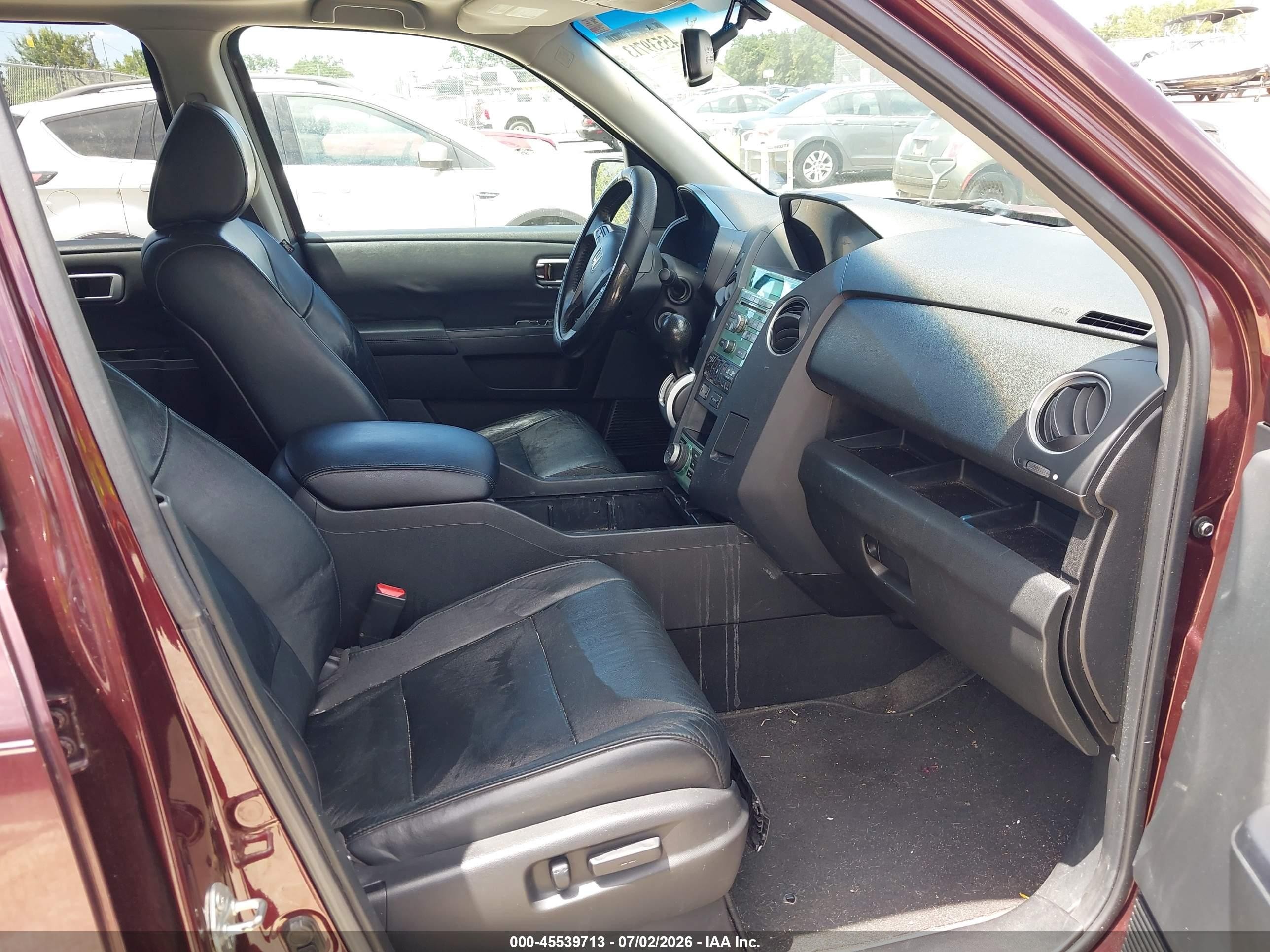 2011 Honda Pilot Ex-l Champagne vin: 5FNYF4H70BB023020
