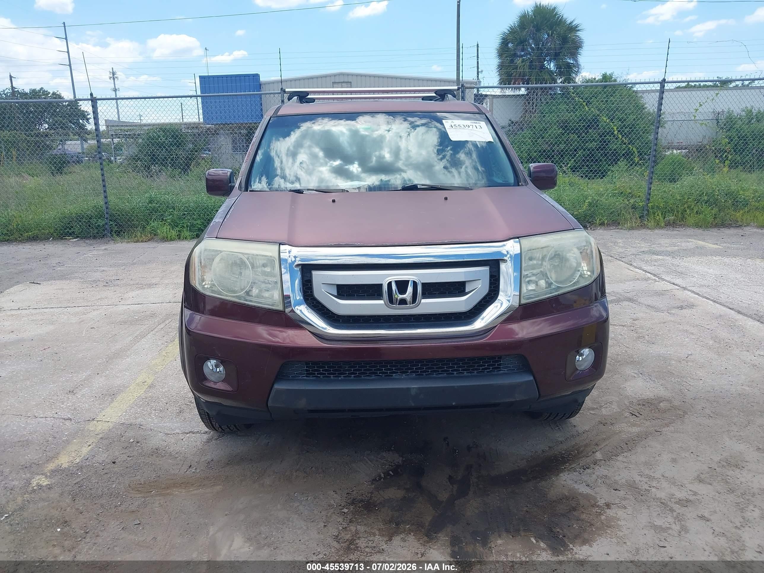2011 Honda Pilot Ex-l Champagne vin: 5FNYF4H70BB023020