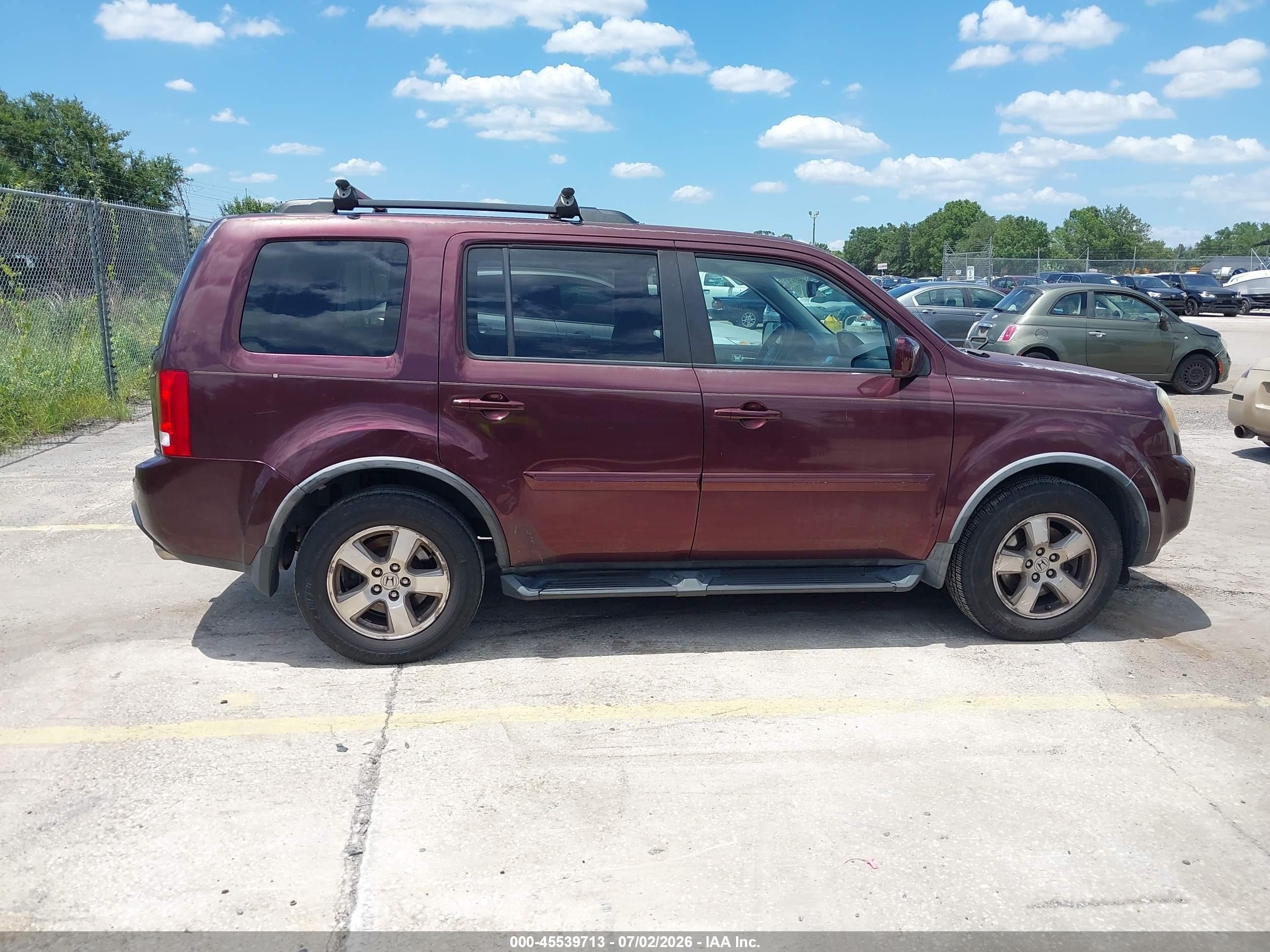 2011 Honda Pilot Ex-l Champagne vin: 5FNYF4H70BB023020