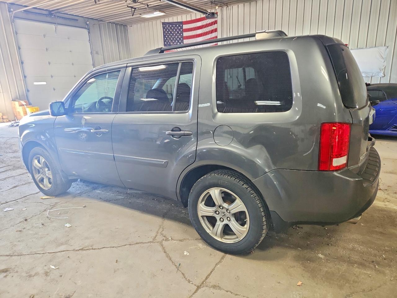 2012 Honda Pilot Exln Gray vin: 5FNYF4H70CB013024