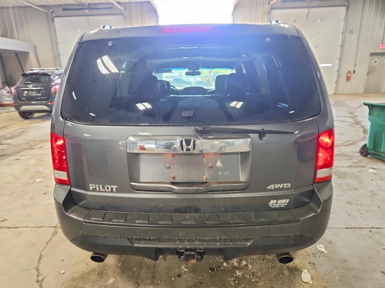 2012 Honda Pilot Exln Gray vin: 5FNYF4H70CB013024