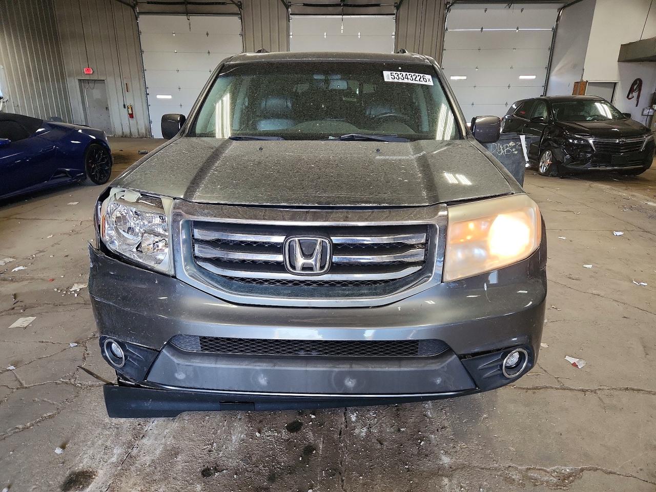 2012 Honda Pilot Exln Gray vin: 5FNYF4H70CB013024