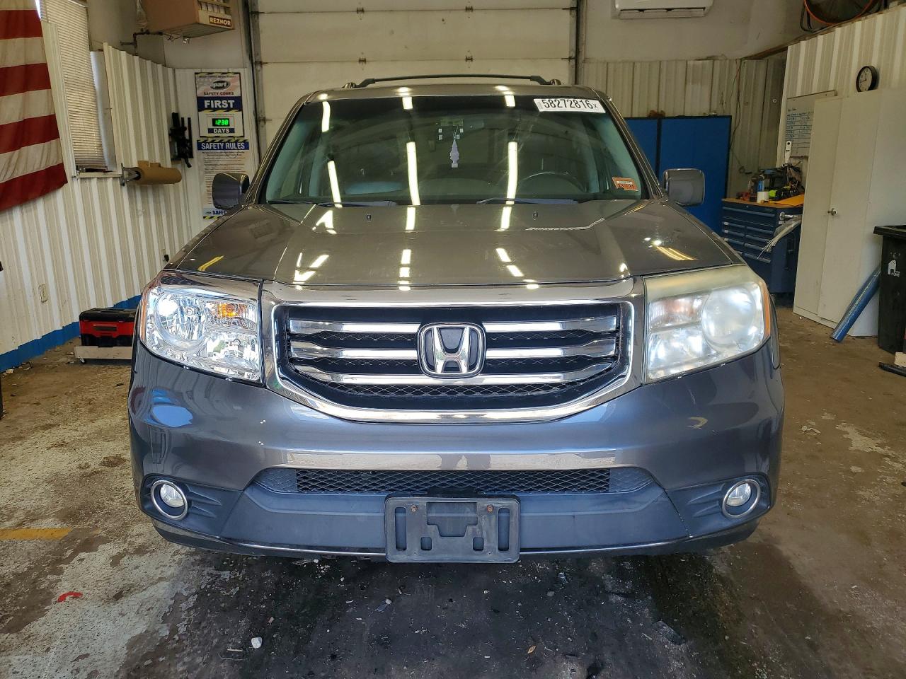 2012 Honda Pilot Exln Gray vin: 5FNYF4H70CB085003