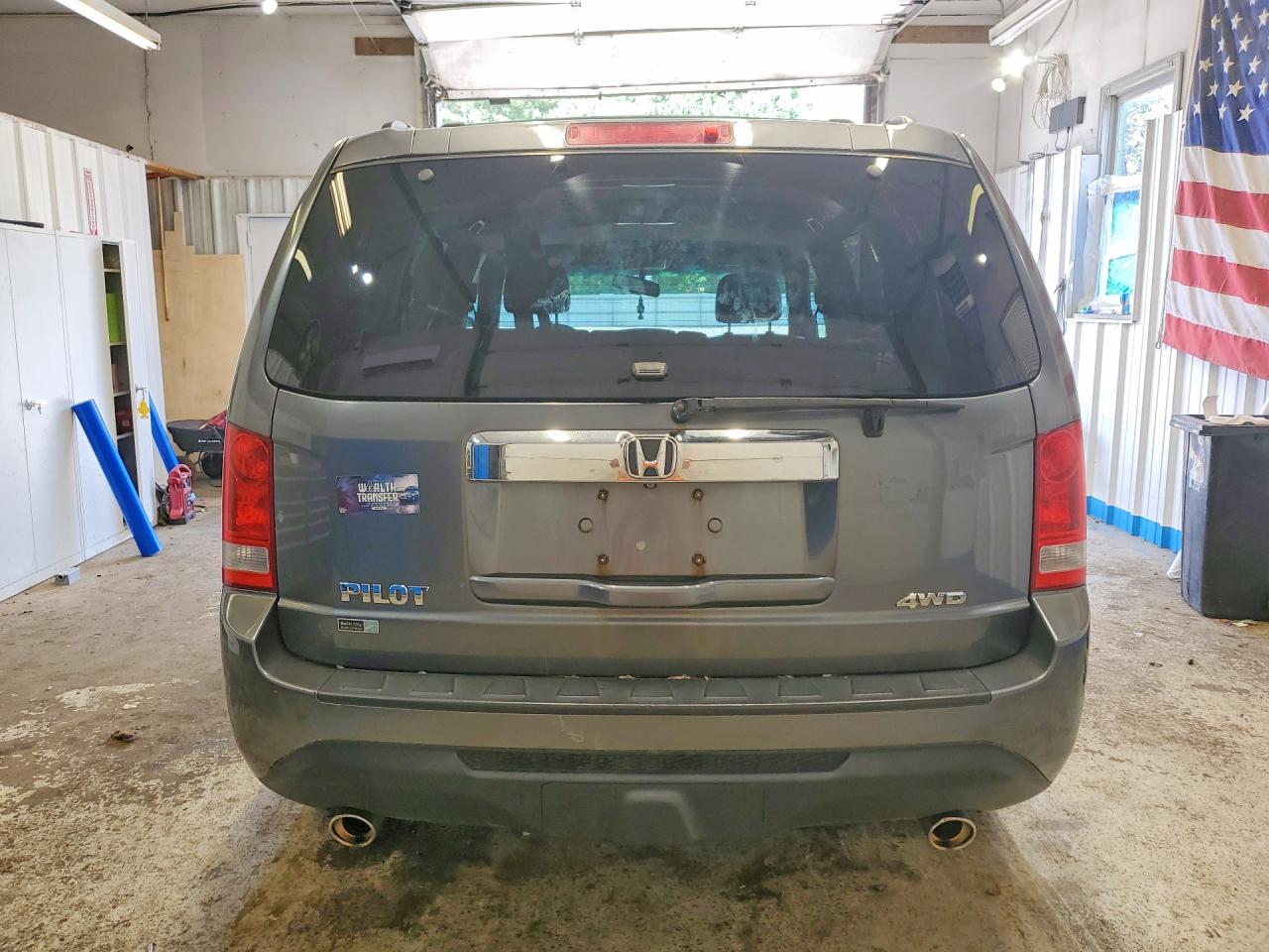 2012 Honda Pilot Exln Gray vin: 5FNYF4H70CB085003