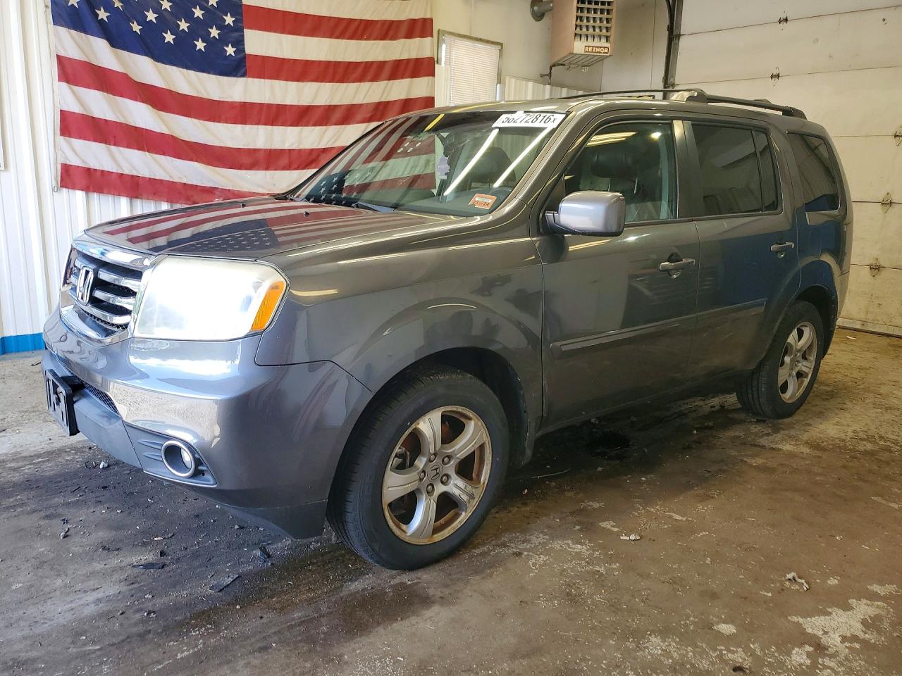 2012 Honda Pilot Exln Gray vin: 5FNYF4H70CB085003