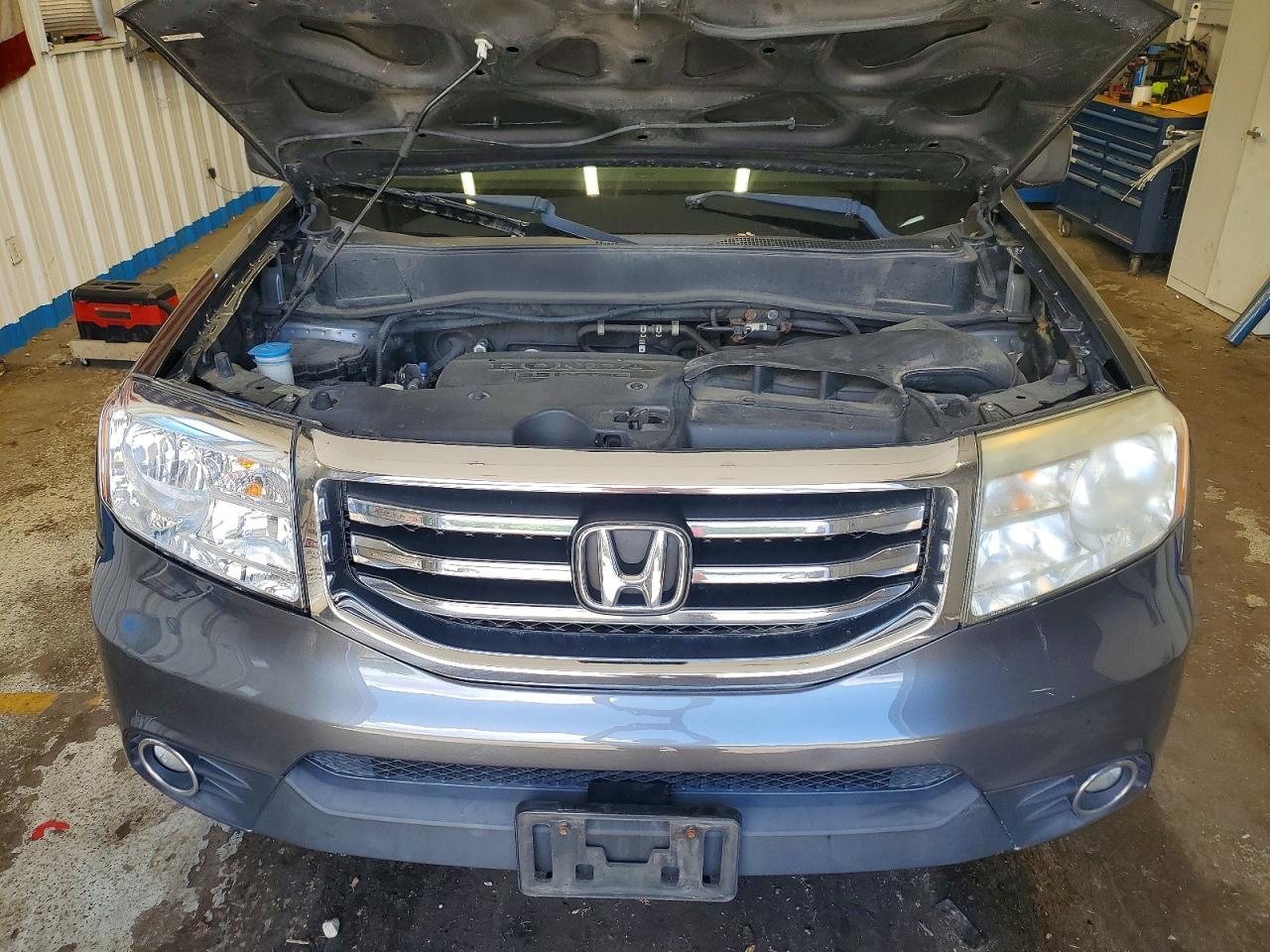 2012 Honda Pilot Exln Gray vin: 5FNYF4H70CB085003