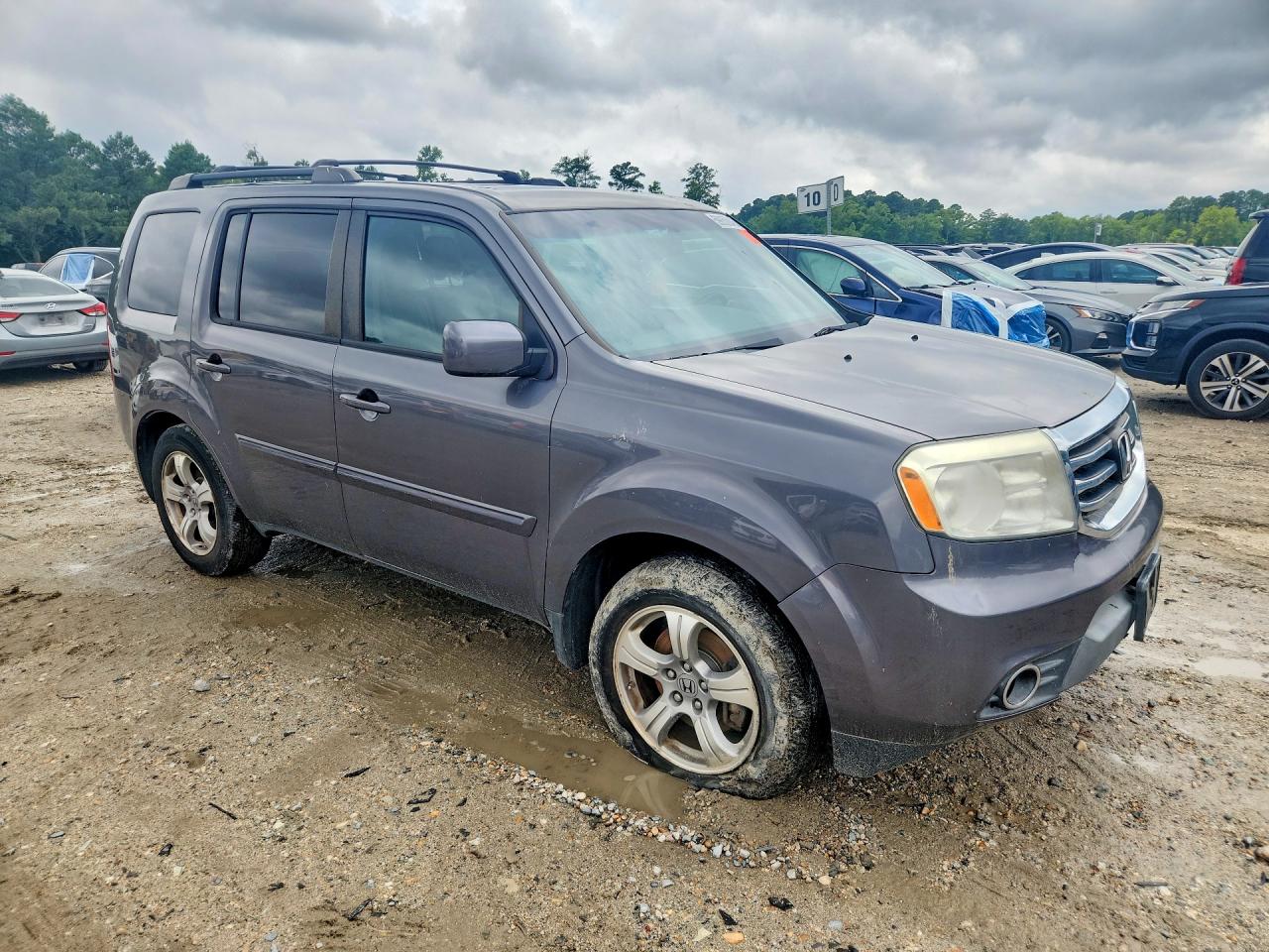 2015 Honda Pilot Exln Gray vin: 5FNYF4H70FB024609
