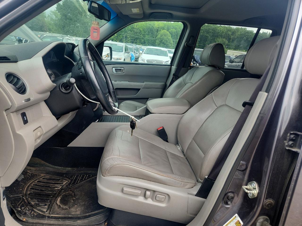 2015 Honda Pilot Exln Gray vin: 5FNYF4H70FB024609