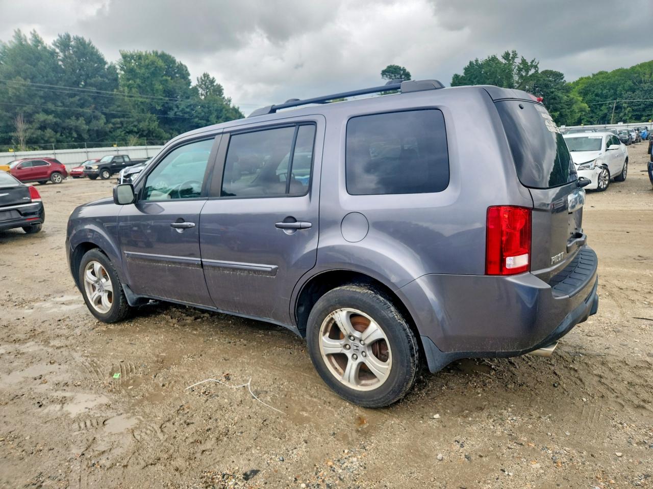 2015 Honda Pilot Exln Gray vin: 5FNYF4H70FB024609