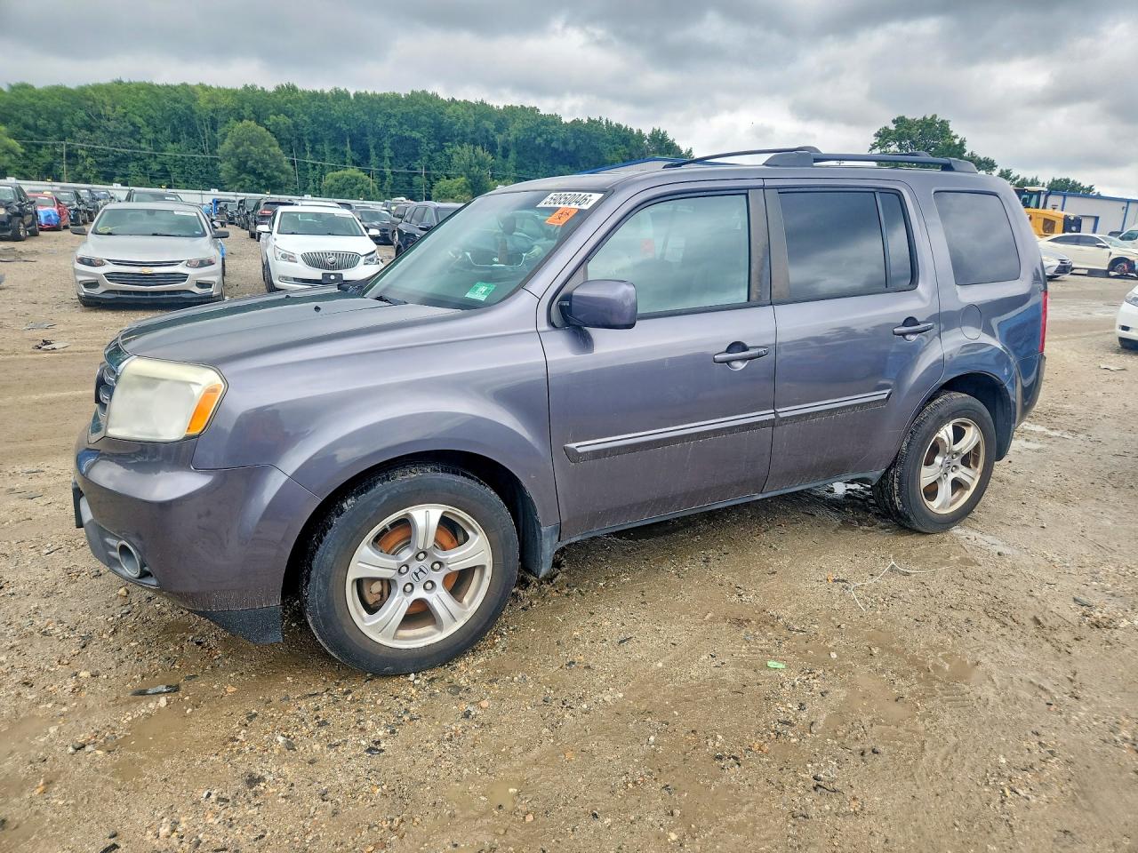 2015 Honda Pilot Exln Gray vin: 5FNYF4H70FB024609