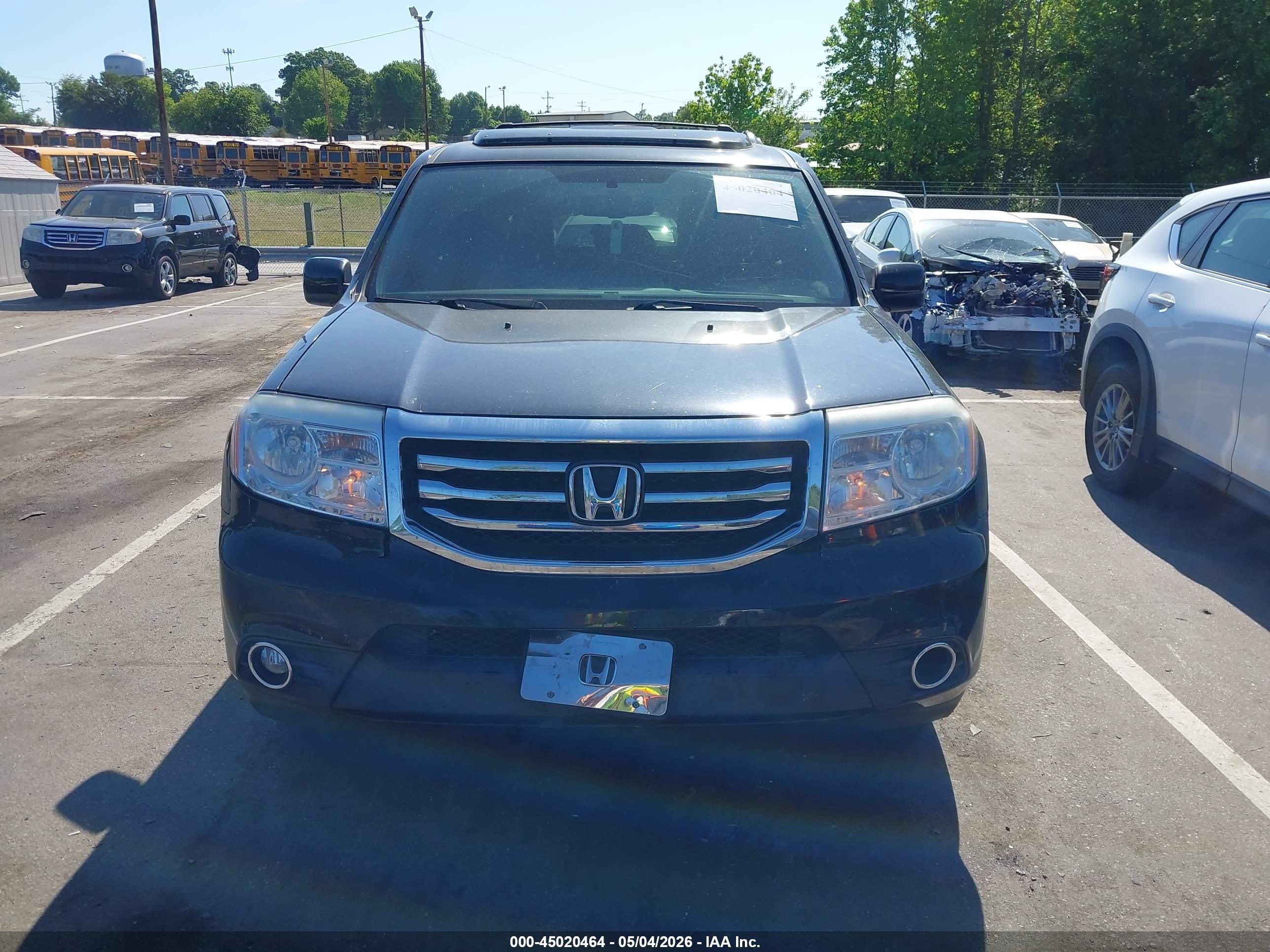2015 Honda Pilot Ex-l Black vin: 5FNYF4H70FB040437