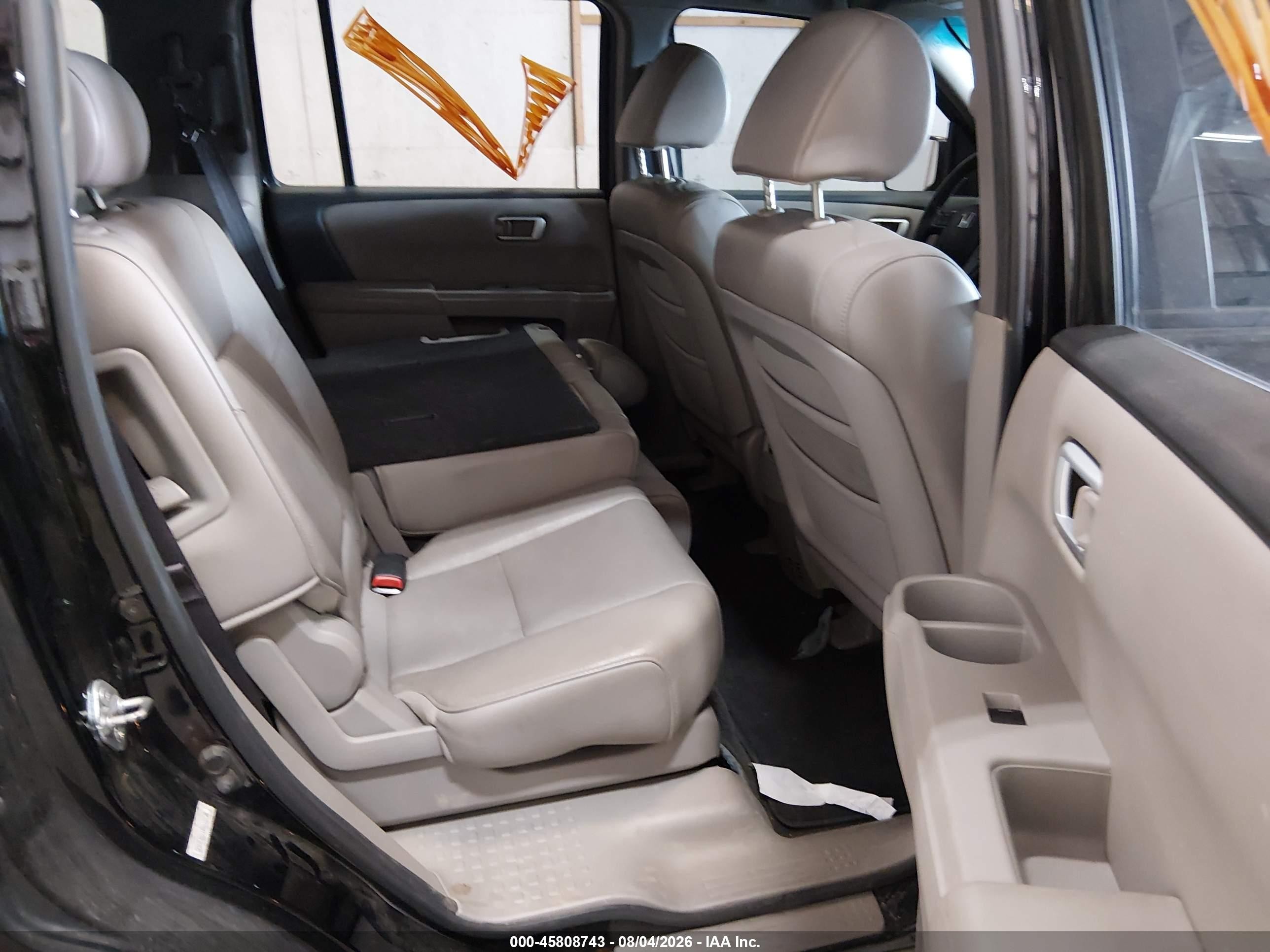 2011 Honda Pilot Ex-l Черный vin: 5FNYF4H71BB010938