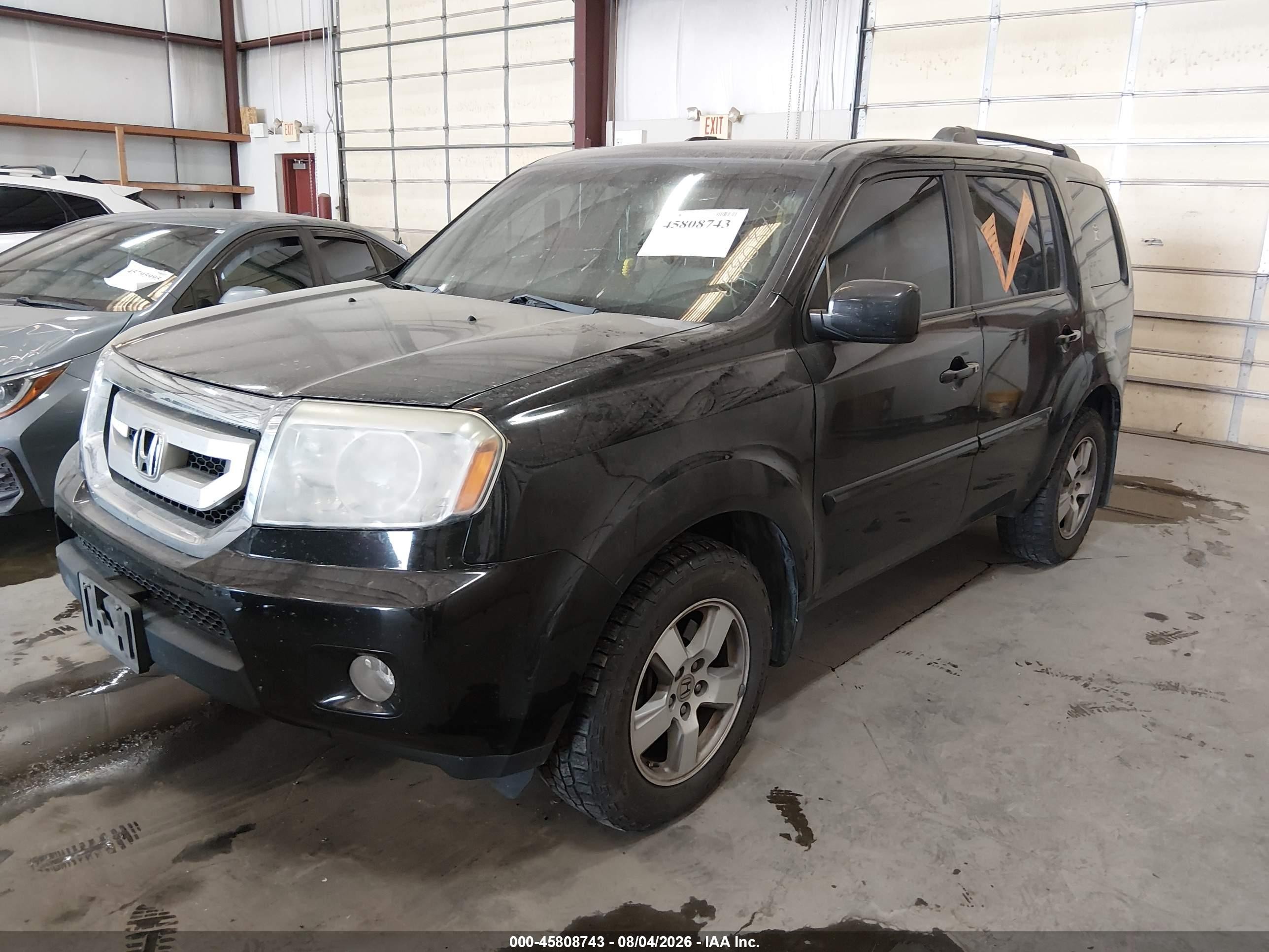 2011 Honda Pilot Ex-l Черный vin: 5FNYF4H71BB010938