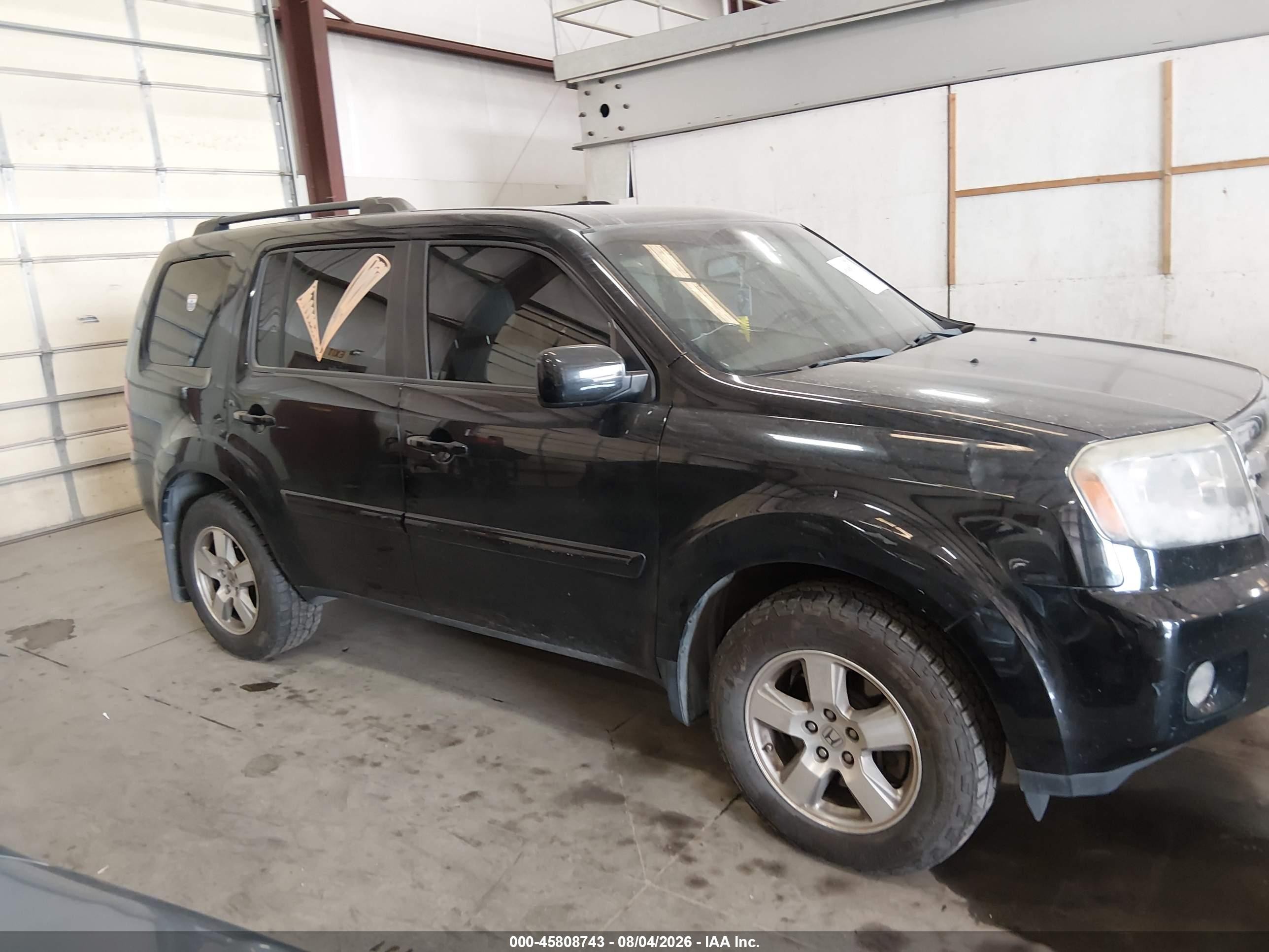 2011 Honda Pilot Ex-l Черный vin: 5FNYF4H71BB010938
