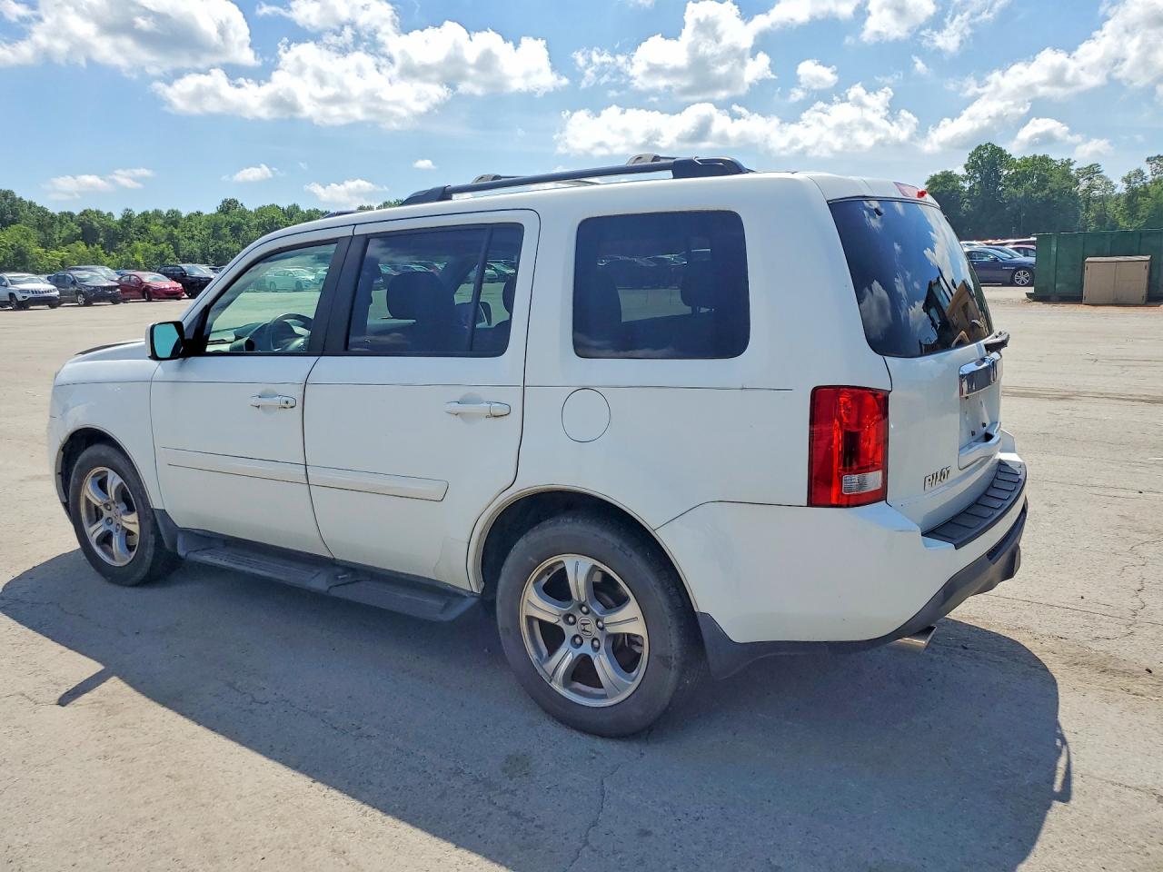 2013 Honda Pilot Exln White vin: 5FNYF4H71DB038306